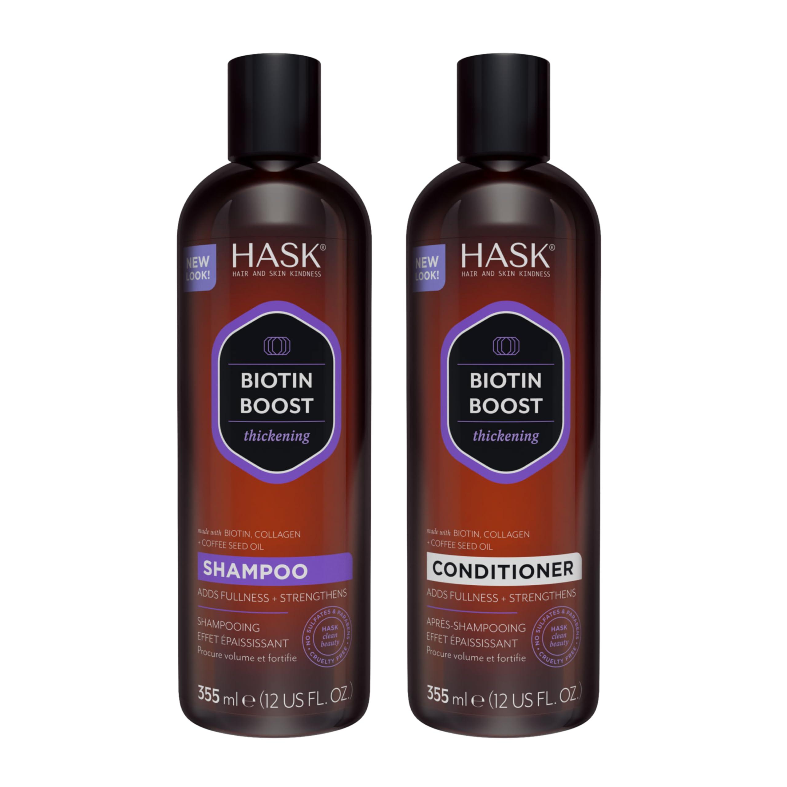 Foto 2 pulgar | Set De Champú Y Acondicionador Hask Biotin Boost Thickening - Venta Internacional.