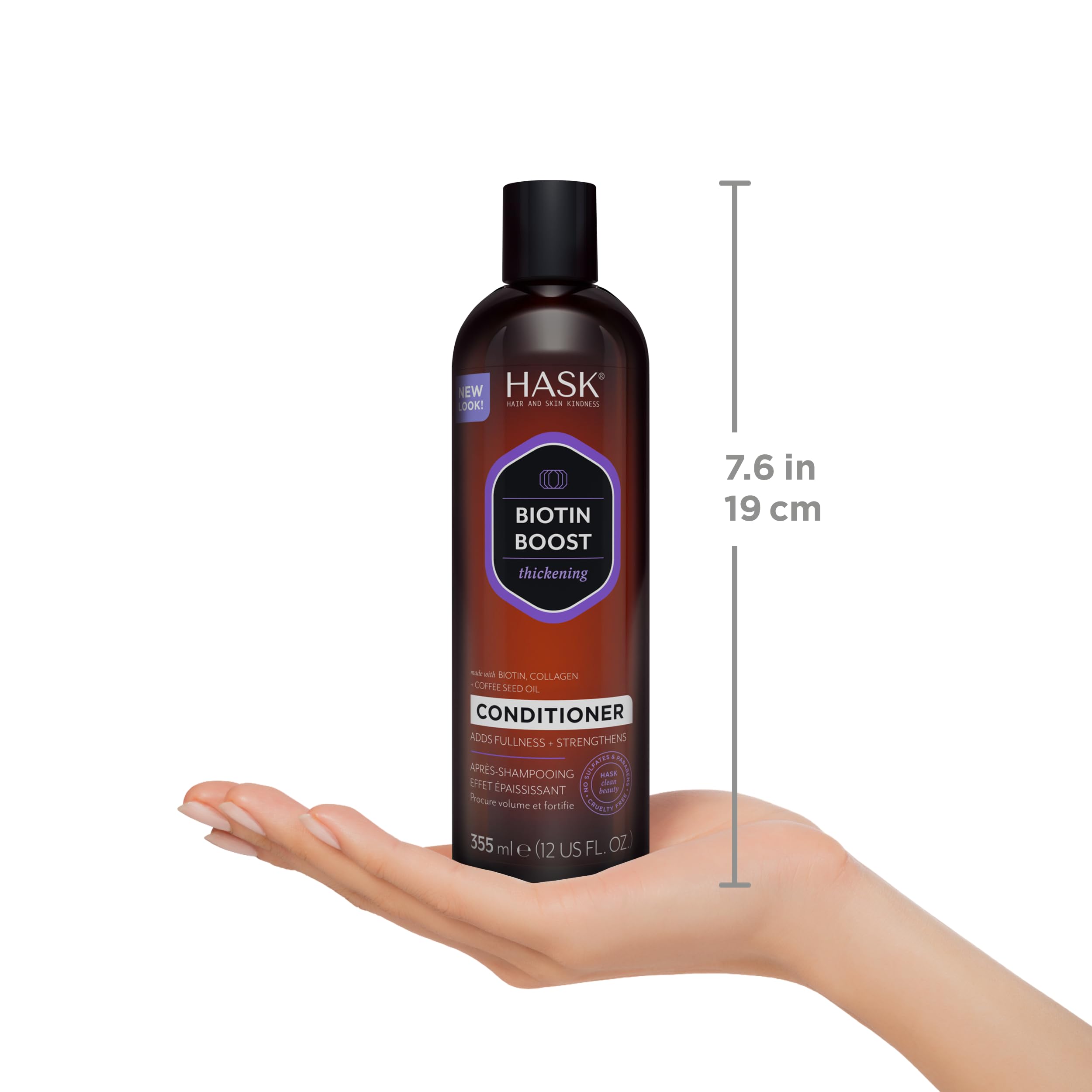 Foto 7 pulgar | Set De Champú Y Acondicionador Hask Biotin Boost Thickening - Venta Internacional.