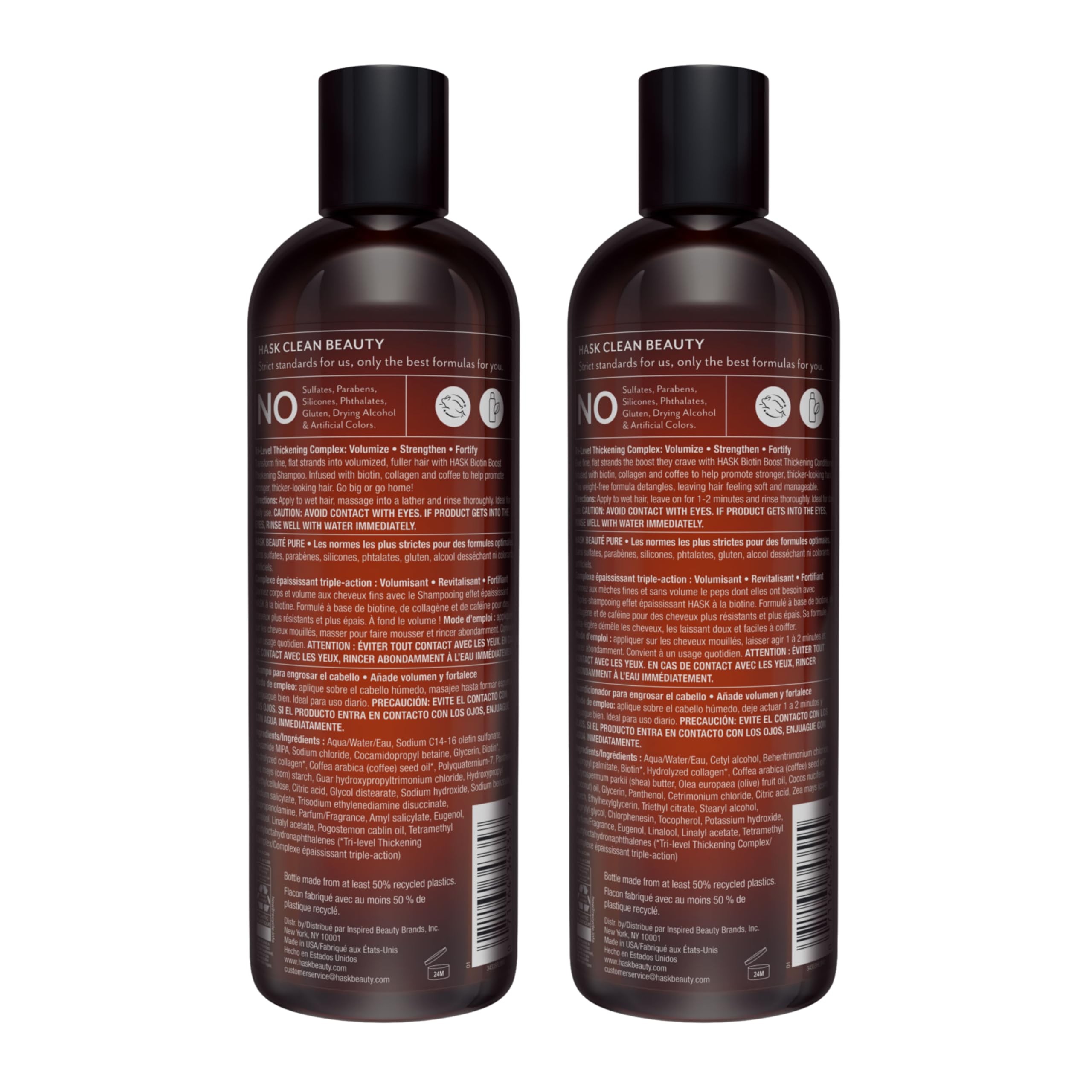 Foto 8 pulgar | Set De Champú Y Acondicionador Hask Biotin Boost Thickening - Venta Internacional.