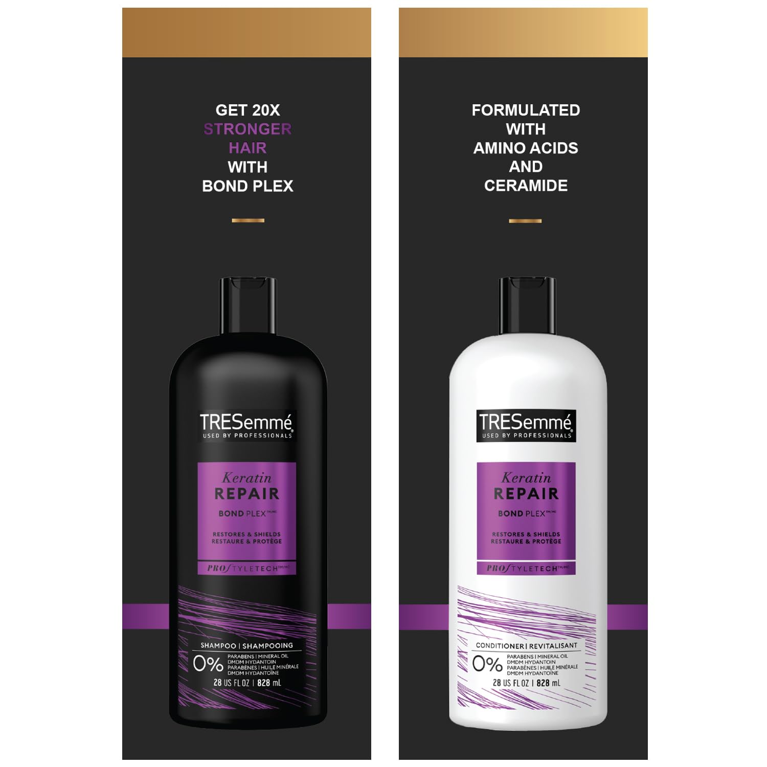 Foto 5 pulgar | Set De Champú Y Acondicionador Para Tratamiento Capilar Tresemmé Keratin - Venta Internacional.