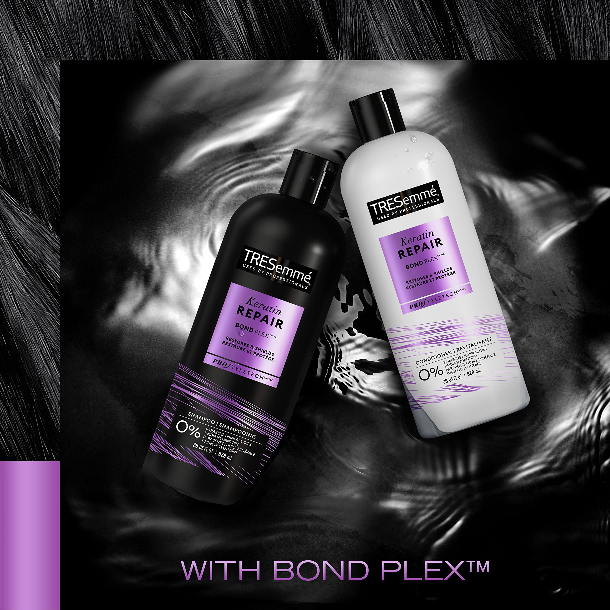 Foto 7 pulgar | Set De Champú Y Acondicionador Para Tratamiento Capilar Tresemmé Keratin - Venta Internacional.