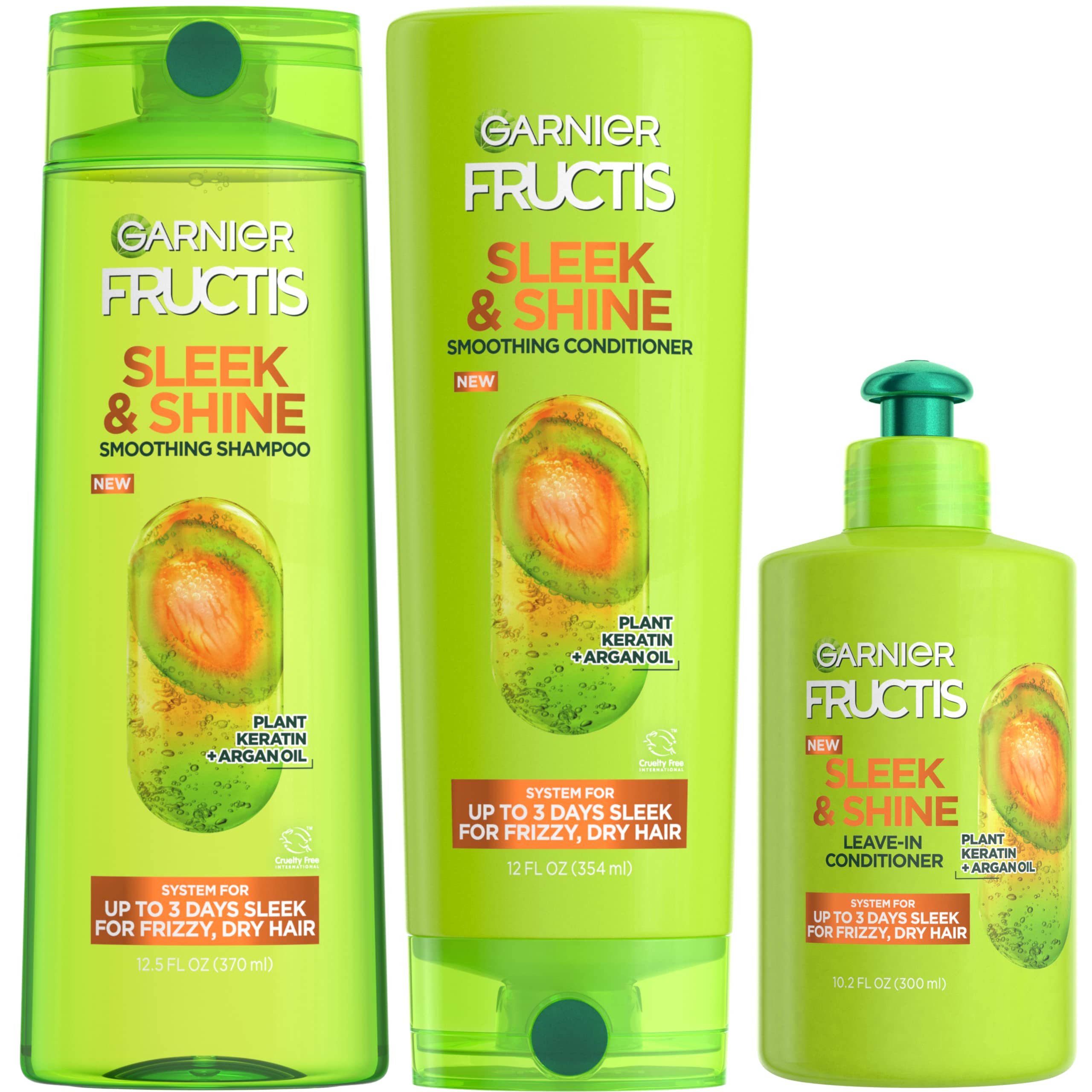 Foto 2 pulgar | Set De Cuidado Capilar Garnier Fructis Sleek & Shine Para Cabello Encrespado - Venta Internacional.