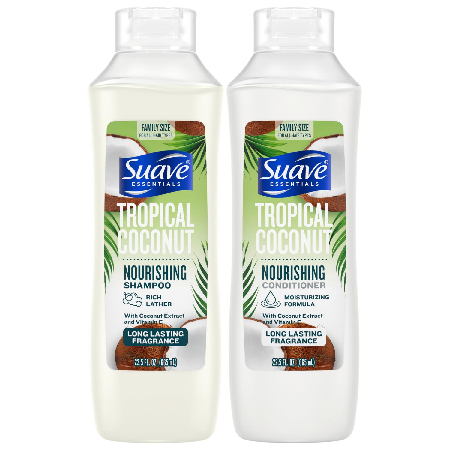 Set De Champú Y Acondicionador Suave Tropical Coconut 665 Ml - Venta Internacional.