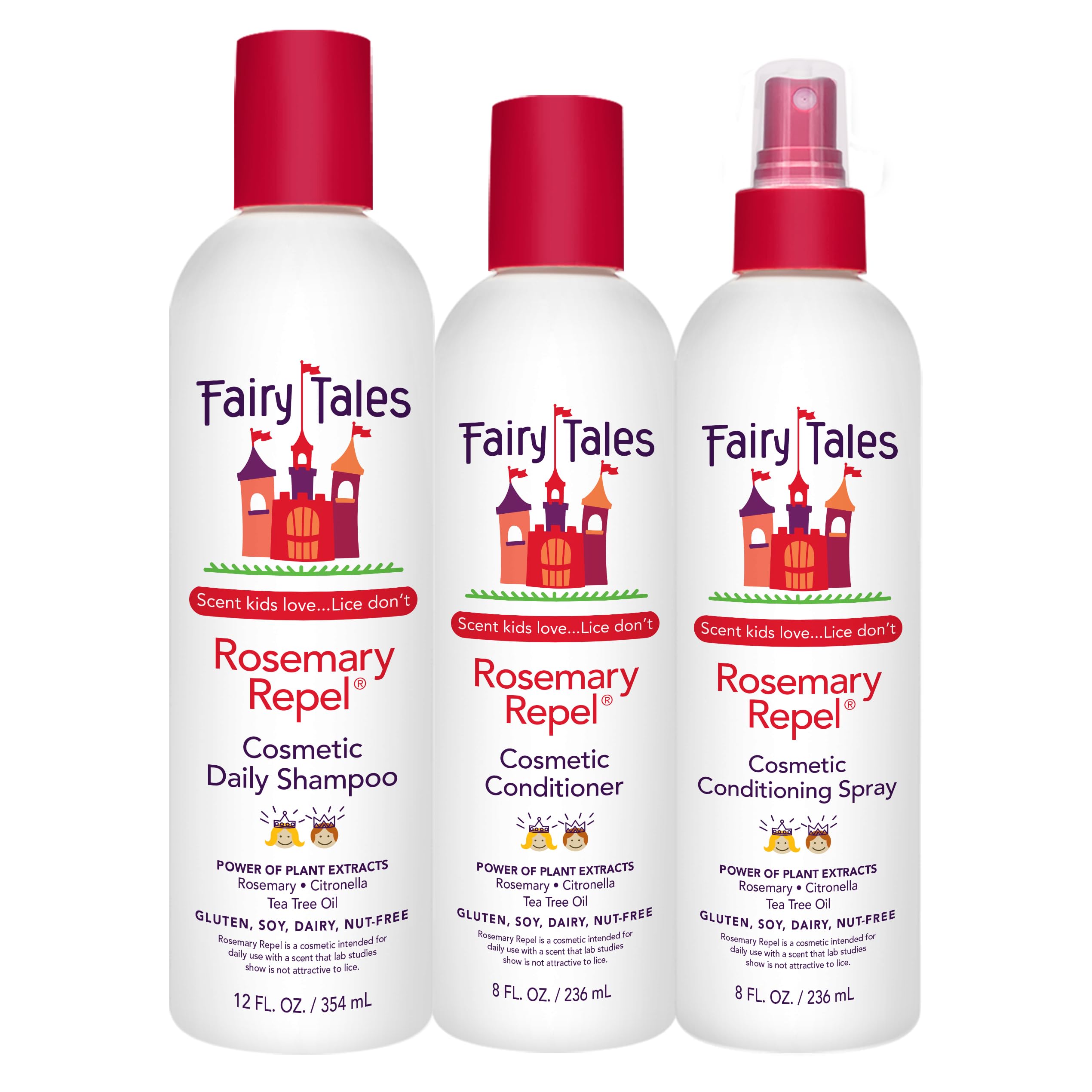 Foto 2 pulgar | Champú, Acondicionador Y Aerosol Hair Care Fairy Tales Rosemary Repel - Venta Internacional.
