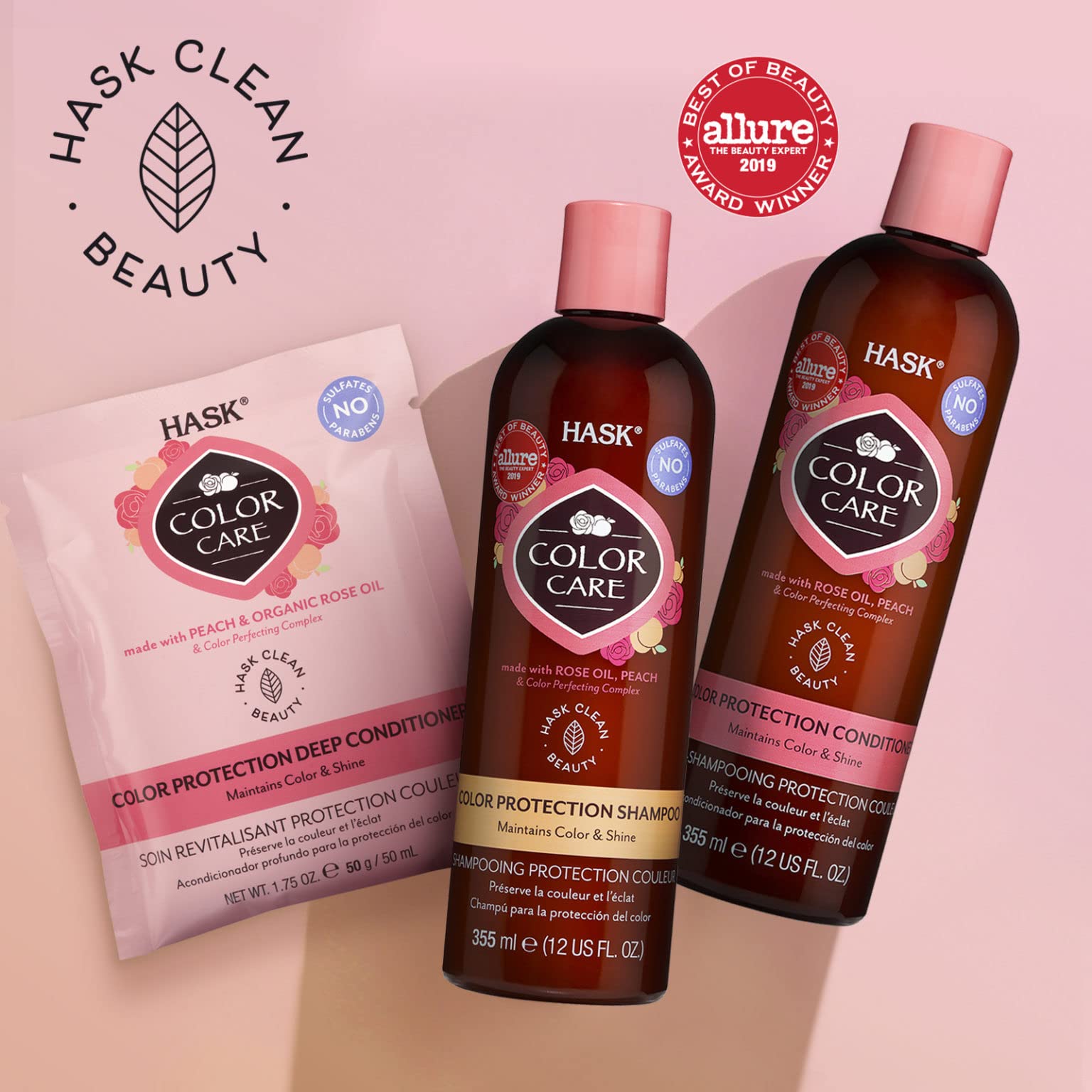 Foto 5 | Set De Champú Y Acondicionador Hask Color Protection 720ml - Venta Internacional.
