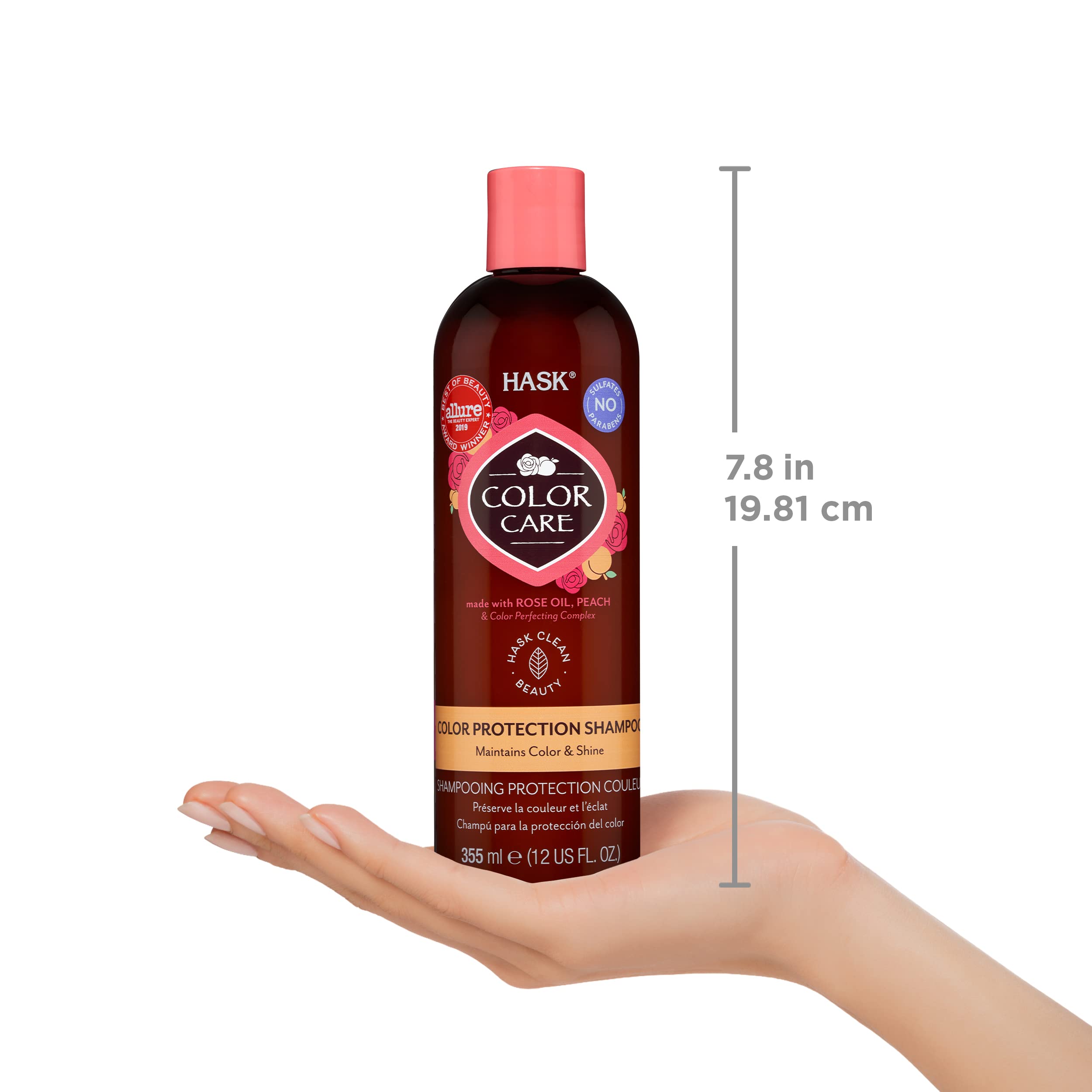 Foto 7 pulgar | Set De Champú Y Acondicionador Hask Color Protection 720ml - Venta Internacional.