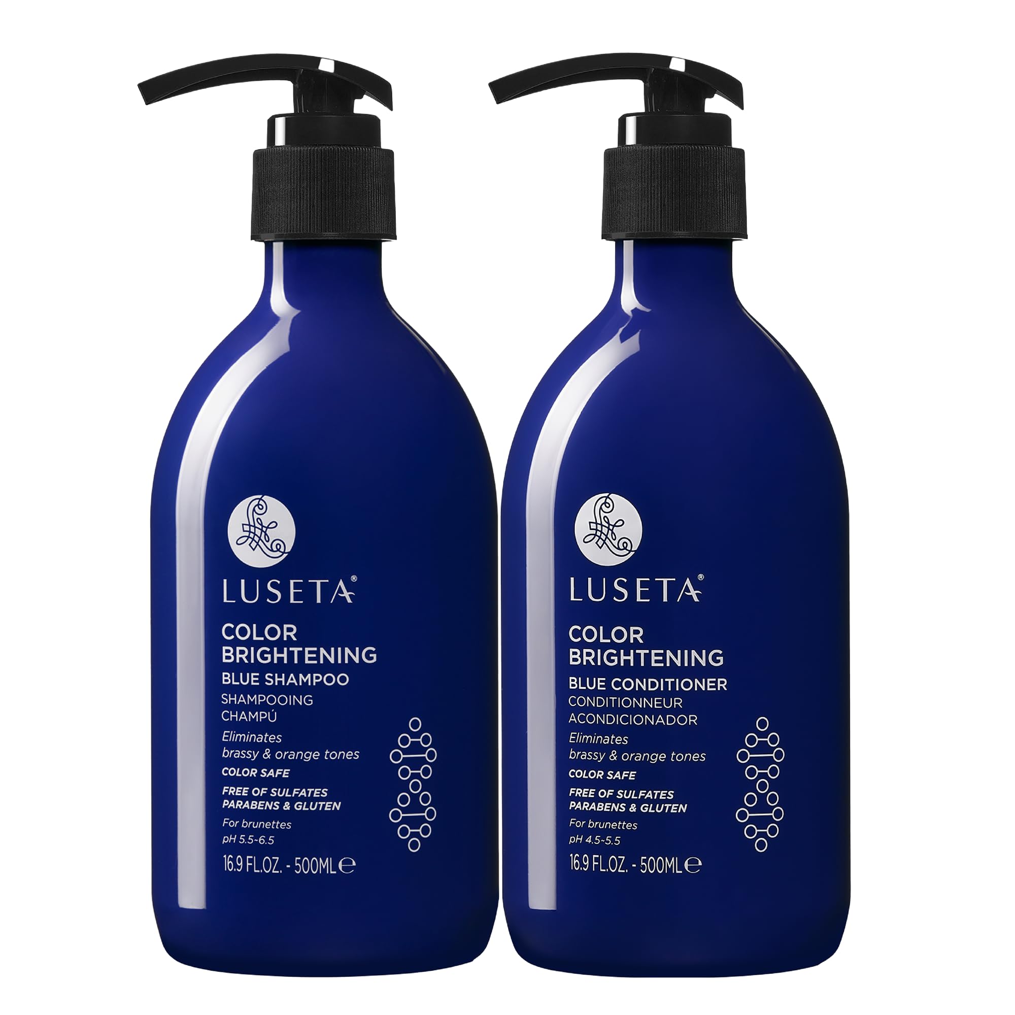 Foto 1 | Set De Champú Y Acondicionador Luseta Blue Color Brightening - Venta Internacional.