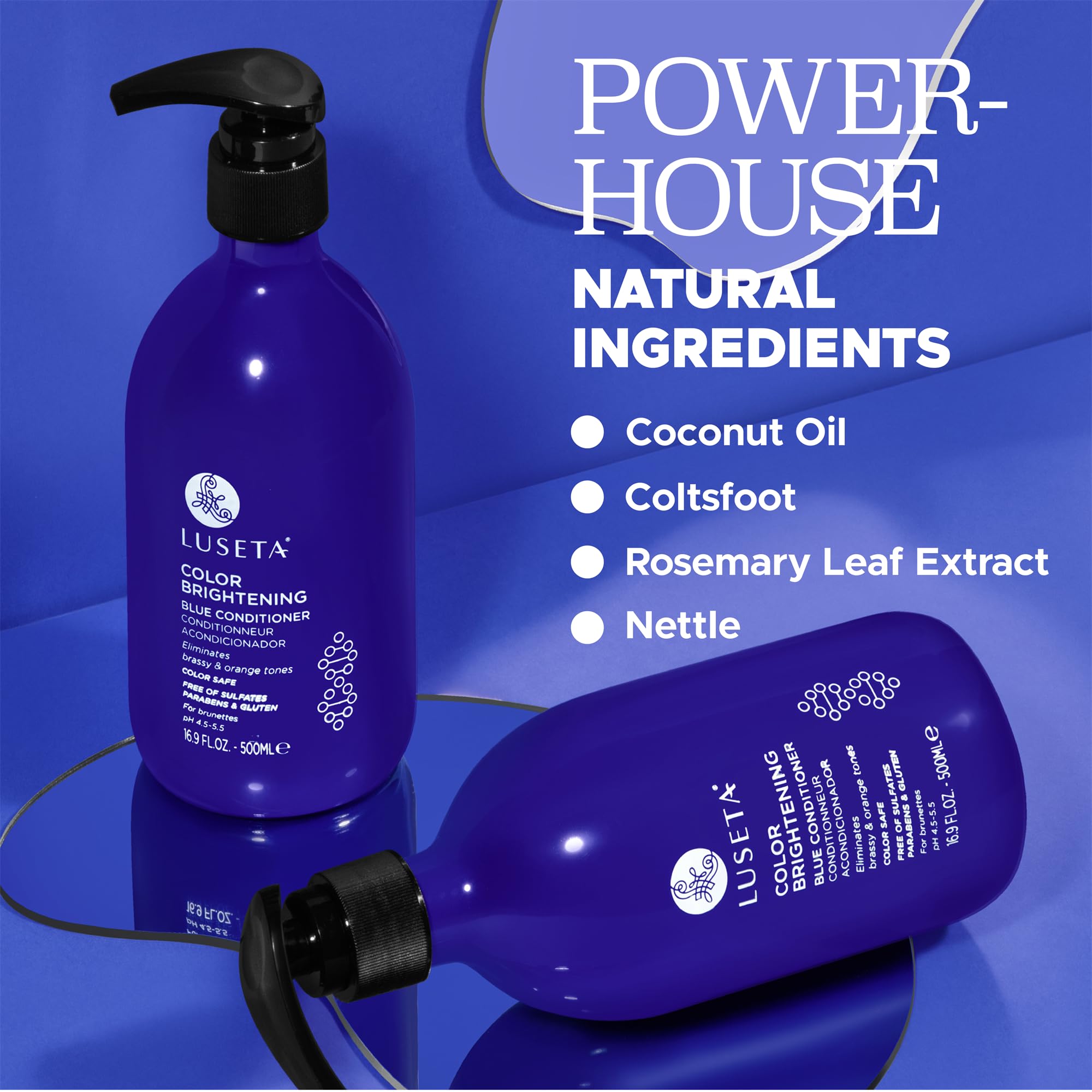 Foto 5 | Set De Champú Y Acondicionador Luseta Blue Color Brightening - Venta Internacional.