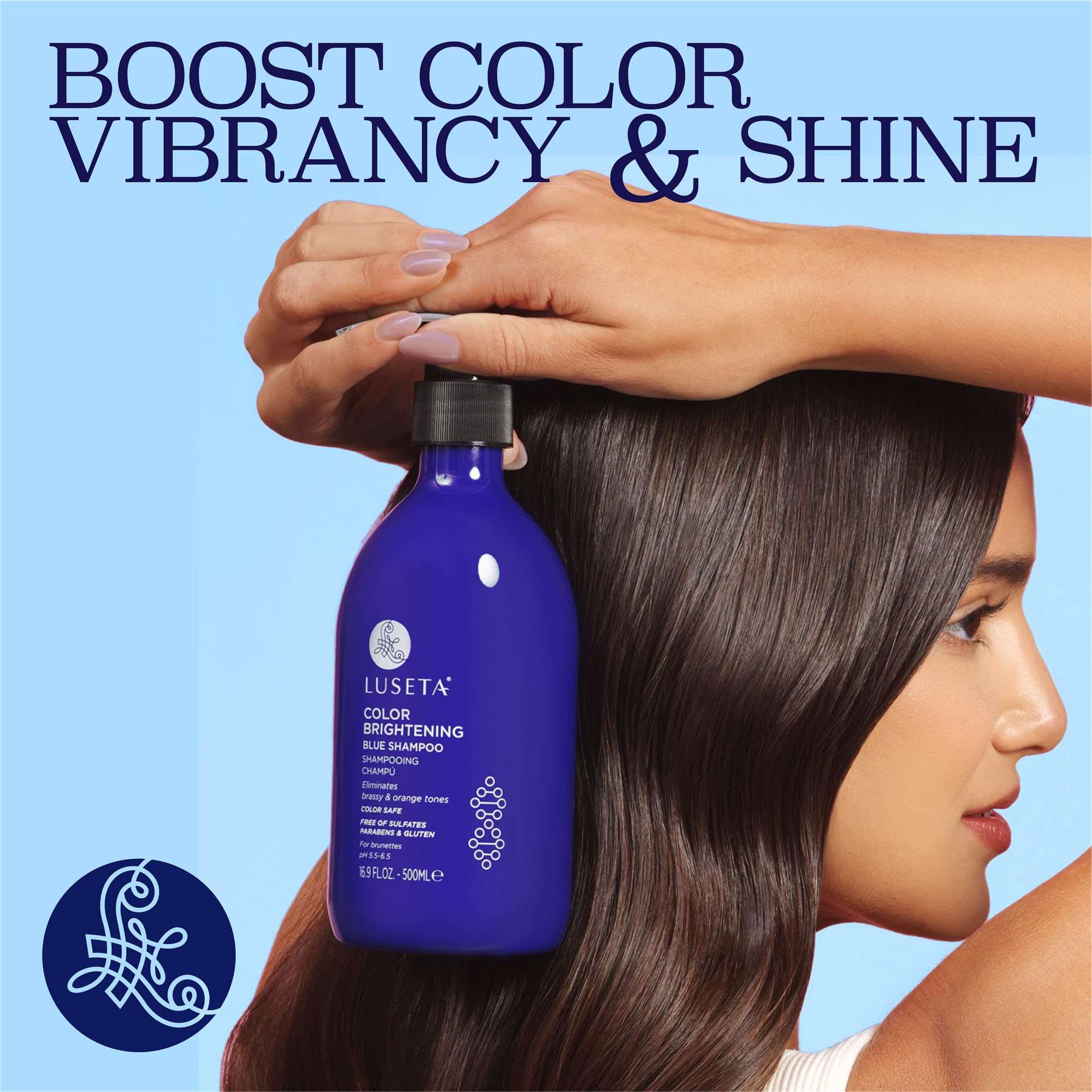 Foto 7 pulgar | Set De Champú Y Acondicionador Luseta Blue Color Brightening - Venta Internacional.