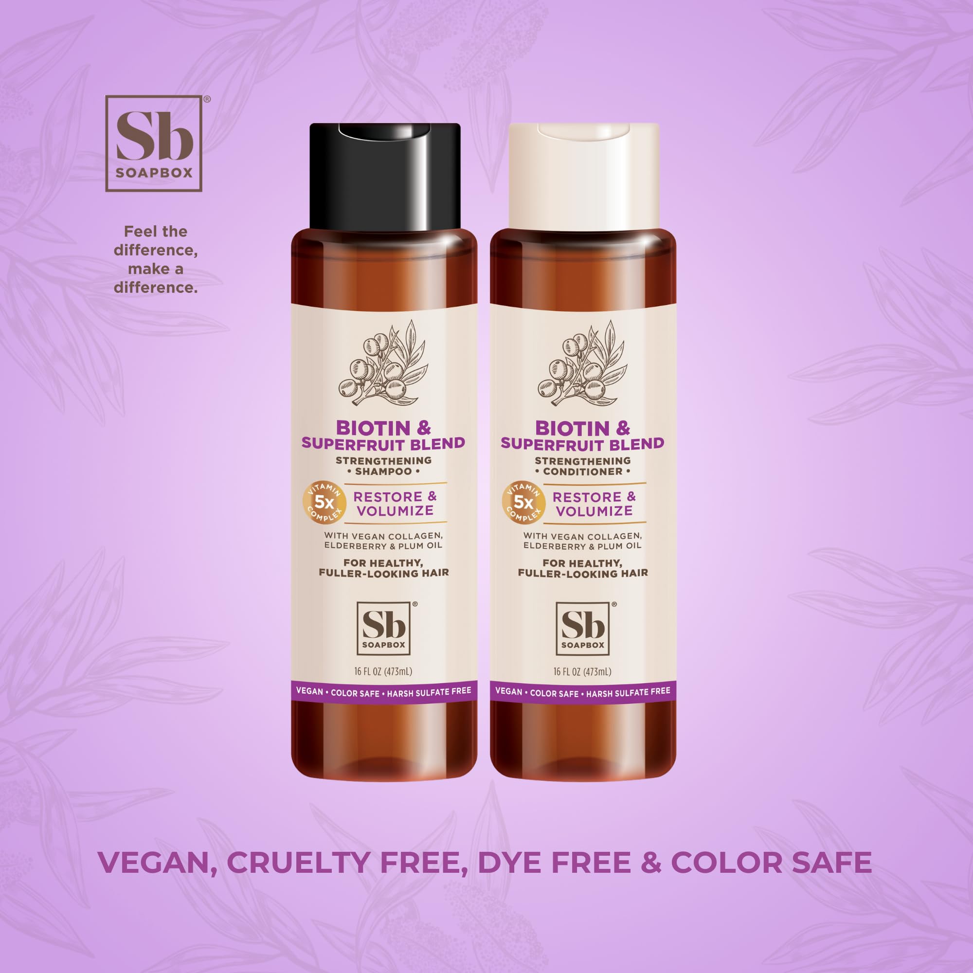 Foto 6 | Set De Champú Y Acondicionador Soapbox Biotin & Superfruit 1l - Venta Internacional.