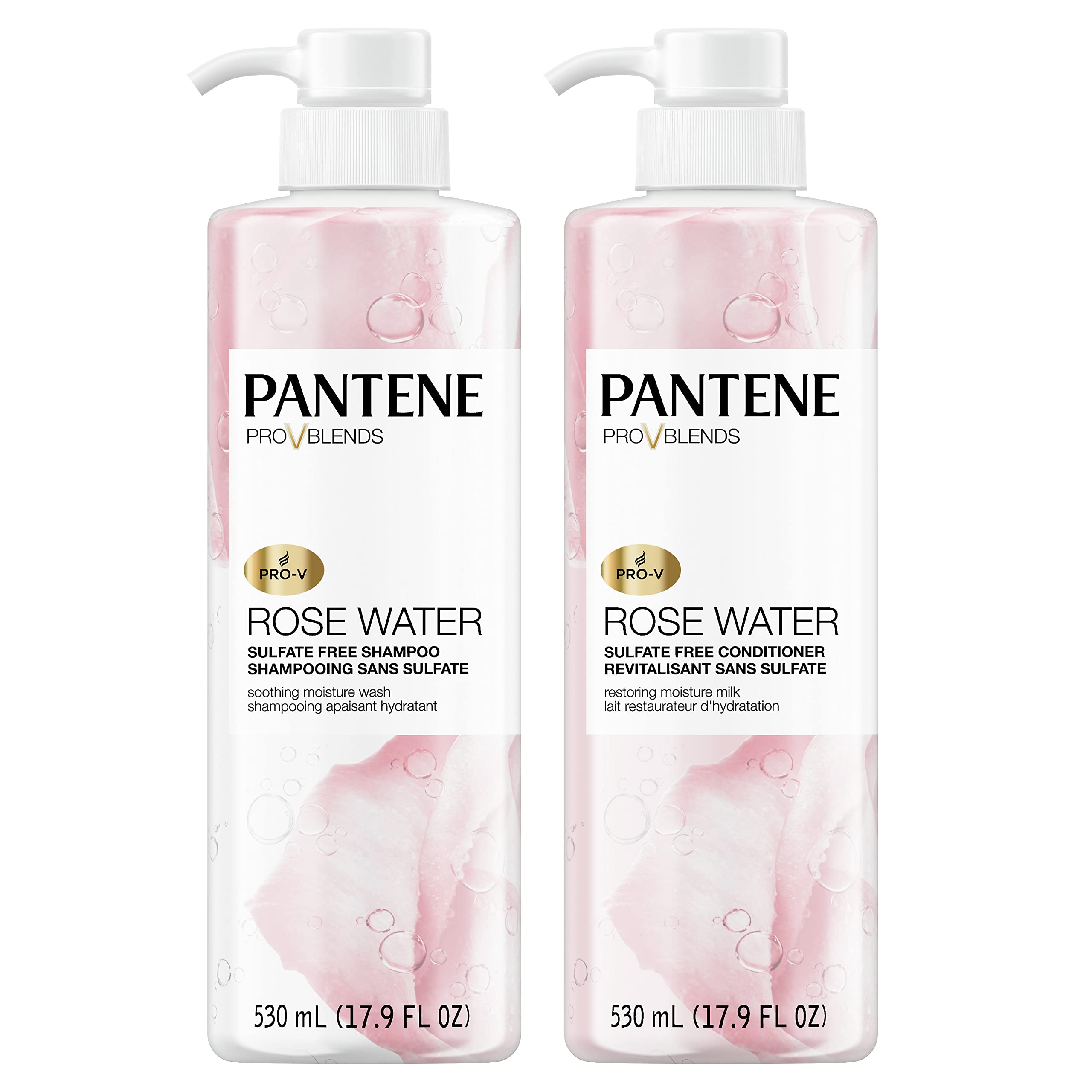 Set De Champú Y Acondicionador Pantene Rose Water, 500 Ml, Paquete De 2 - Venta Internacional.