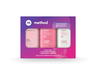 Foto 1 | Set De Regalo Method, Gel De Baño Y Cuidado Del Cabello Pure Peace, 100 Ml - Venta Internacional.