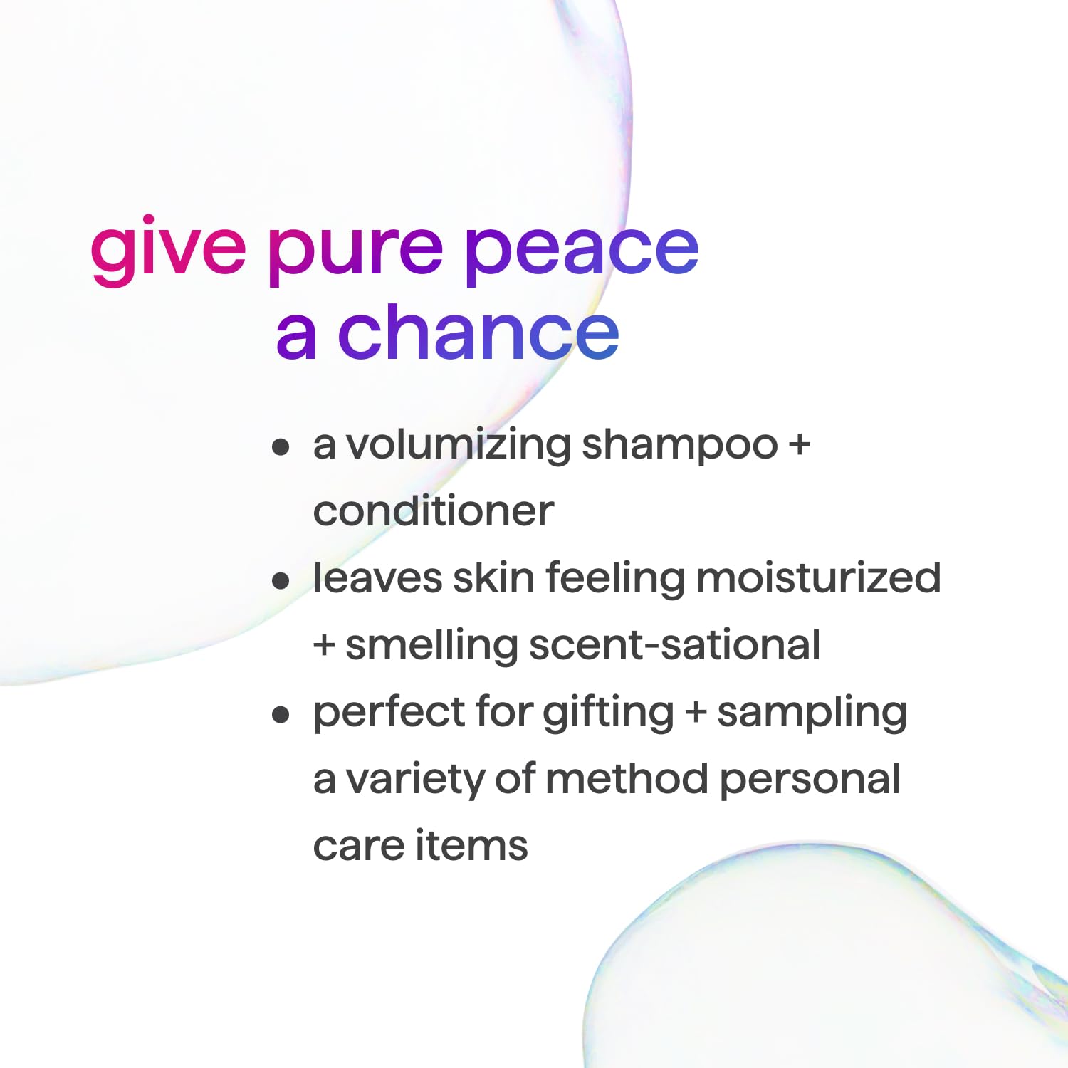 Foto 4 pulgar | Set De Regalo Method, Gel De Baño Y Cuidado Del Cabello Pure Peace, 100 Ml - Venta Internacional.