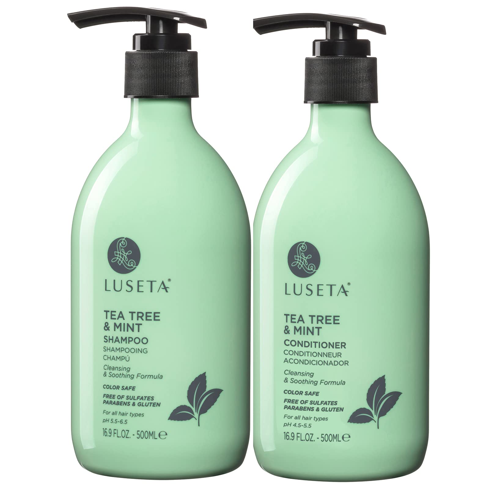 Foto 2 pulgar | Set De Champú Y Acondicionador Luseta Tea Tree Mint Hair Growth - Venta Internacional.