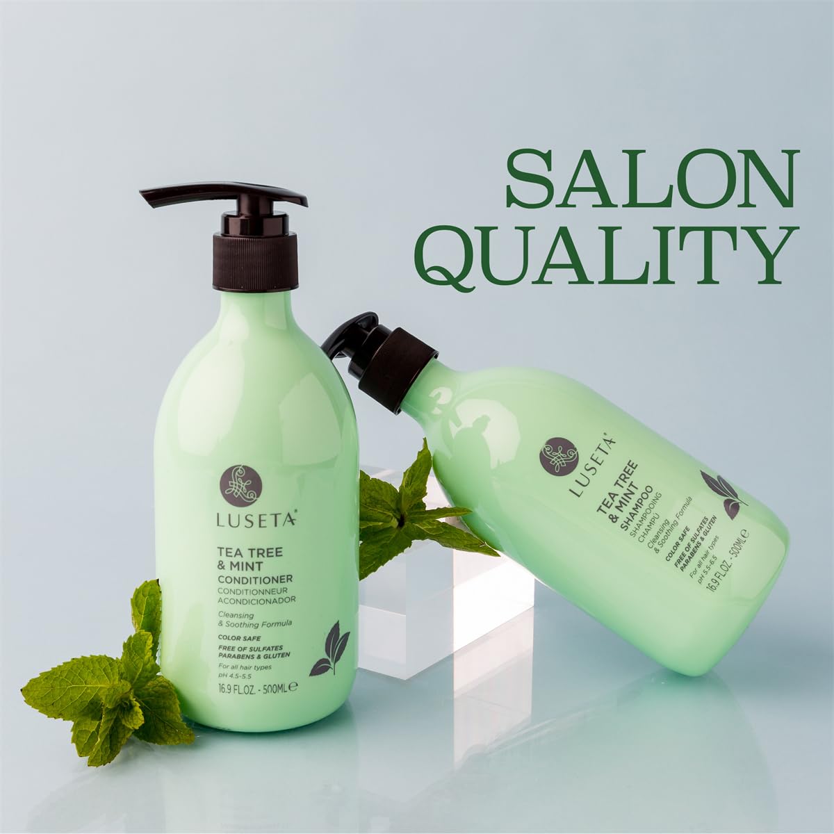 Foto 8 pulgar | Set De Champú Y Acondicionador Luseta Tea Tree Mint Hair Growth - Venta Internacional.