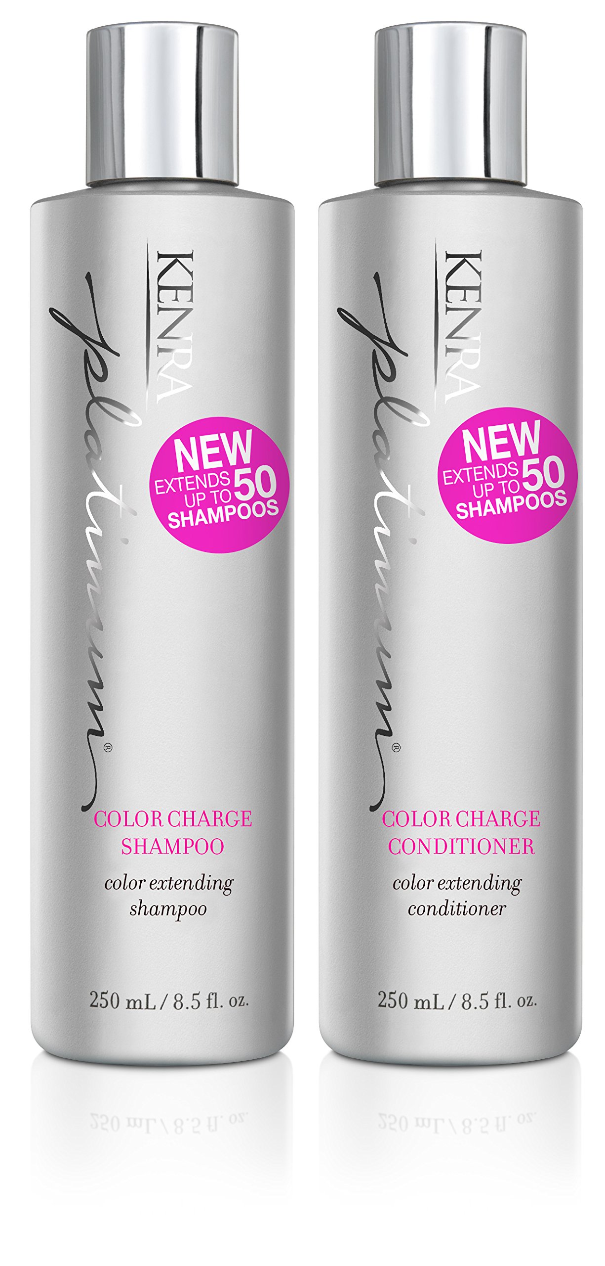 Set De Champú/acondicionador Kenra Platinum Color Charge 250 Ml - Venta Internacional.