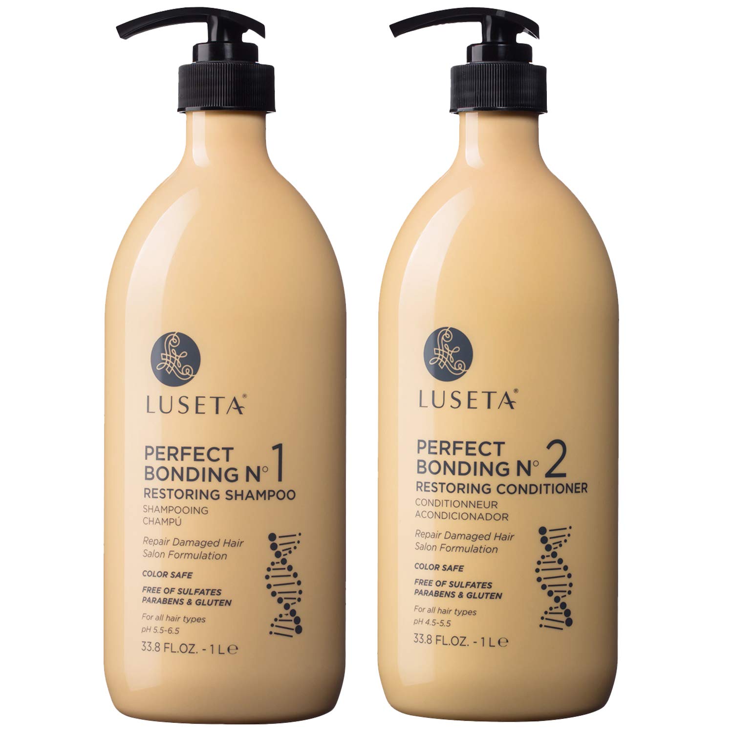 Set De Champú Y Acondicionador Luseta Perfect Bonding 1l - Venta Internacional.