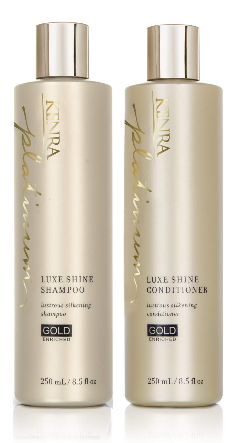 Set De Champú/acondicionador Kenra Platinum Luxe Shine 250 Ml - Venta Internacional.