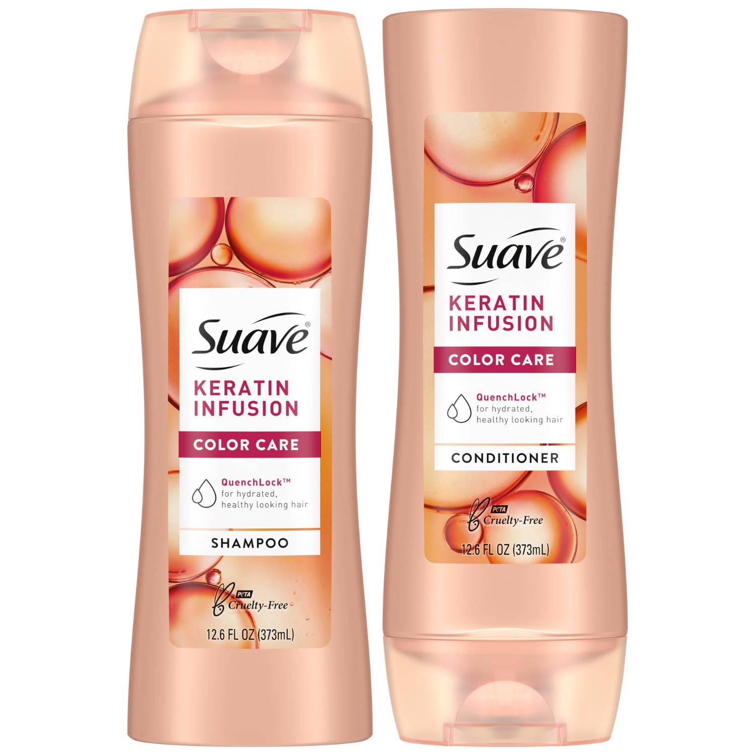 Foto 2 pulgar | Set De Champú Y Acondicionador Suave Keratin Infusion 375 Ml - Venta Internacional.