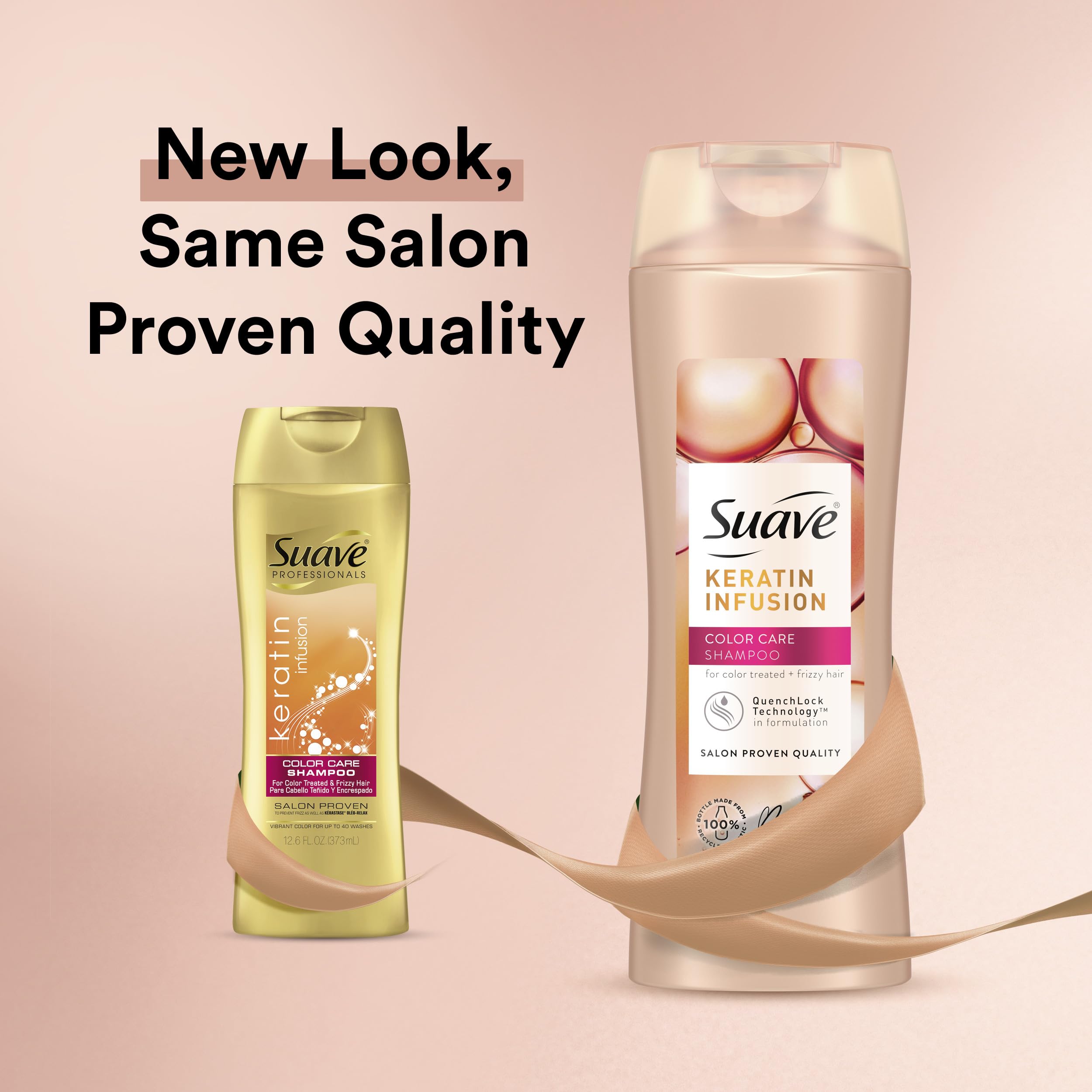 Foto 4 pulgar | Set De Champú Y Acondicionador Suave Keratin Infusion 375 Ml - Venta Internacional.
