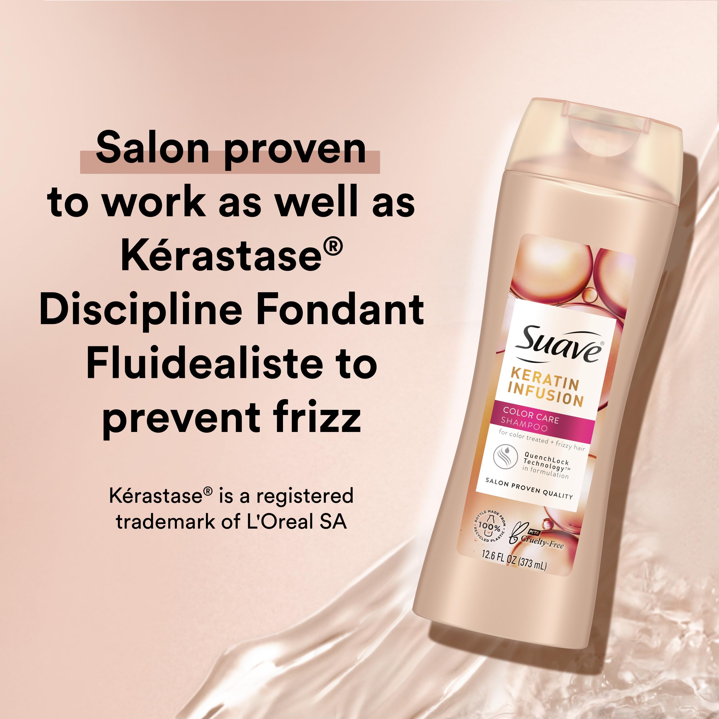 Foto 6 pulgar | Set De Champú Y Acondicionador Suave Keratin Infusion 375 Ml - Venta Internacional.