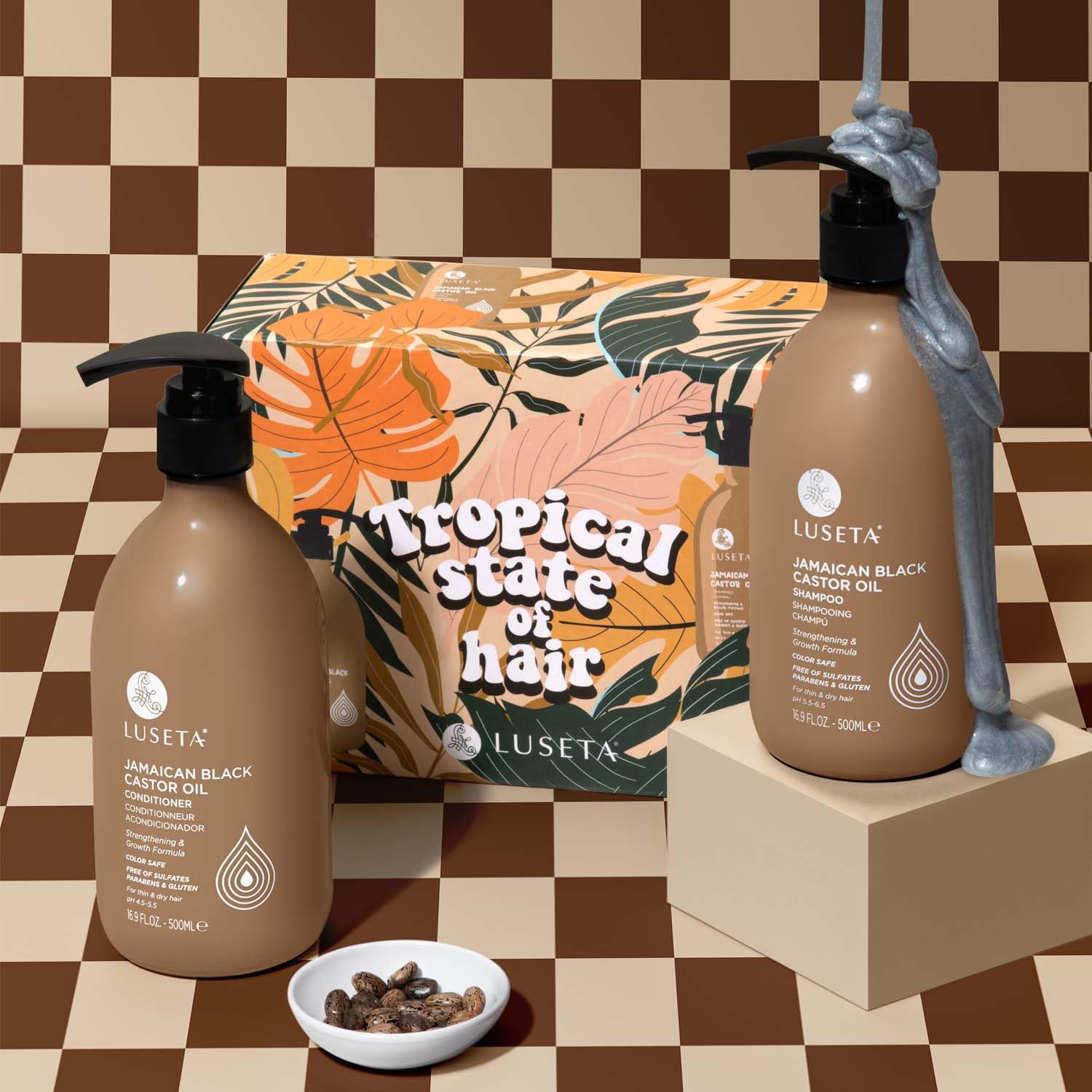Foto 2 | Set De Champú Y Acondicionador Luseta Ricino Oil 500 Ml Strength - Venta Internacional.