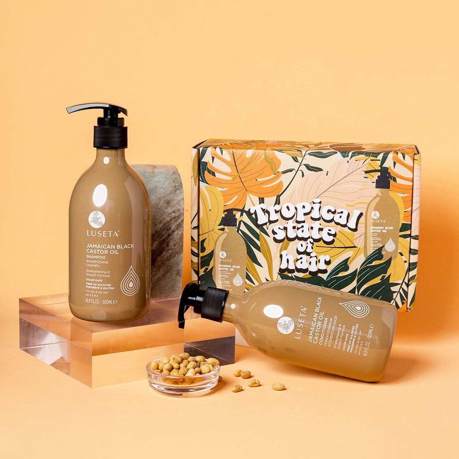 Foto 5 pulgar | Set De Champú Y Acondicionador Luseta Ricino Oil 500 Ml Strength - Venta Internacional.