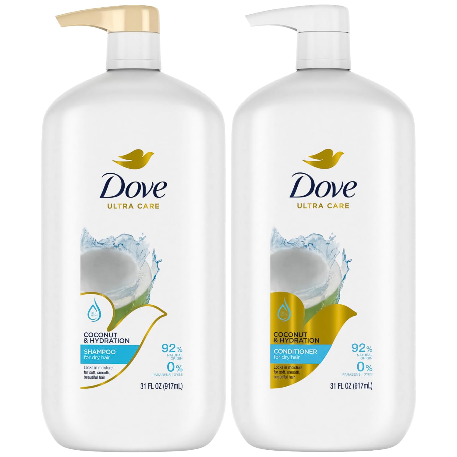 Set De Champú Y Acondicionador Dove Nourishing Secrets Coconut - Venta Internacional.