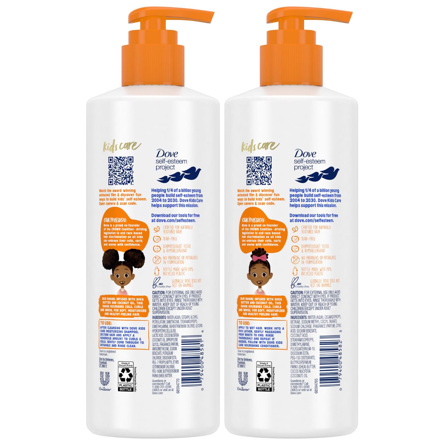 Foto 2 | Set De Champú Y Acondicionador Dove Love Collection Kids Curly - Venta Internacional.