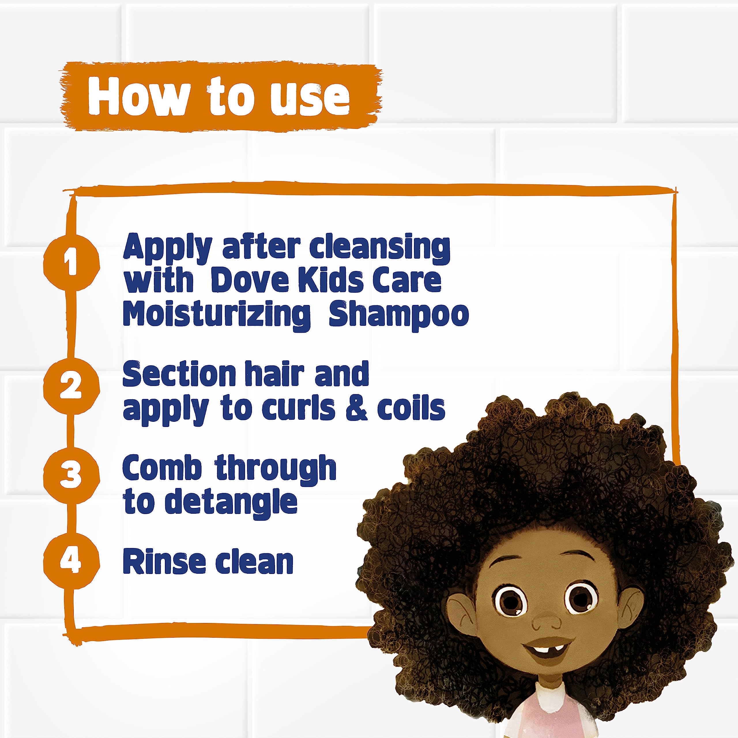 Foto 6 | Set De Champú Y Acondicionador Dove Love Collection Kids Curly - Venta Internacional.