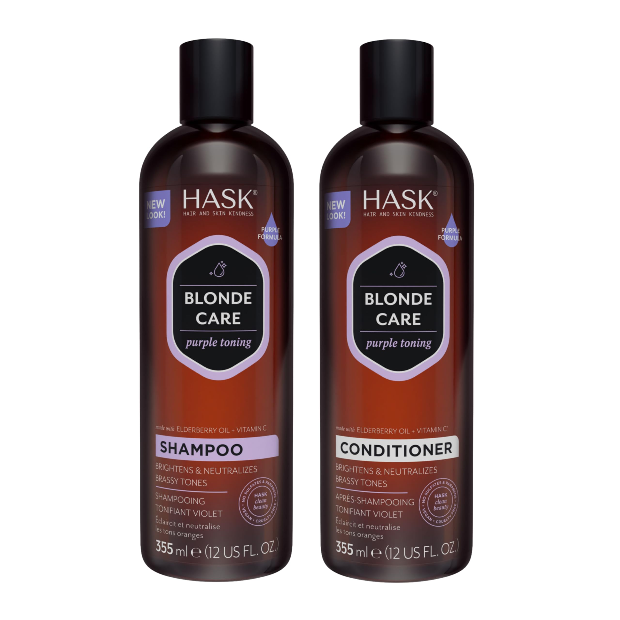 Foto 2 pulgar | Set De Champú Y Acondicionador Hask Blonde Care Para Cabello Rubio - Venta Internacional.