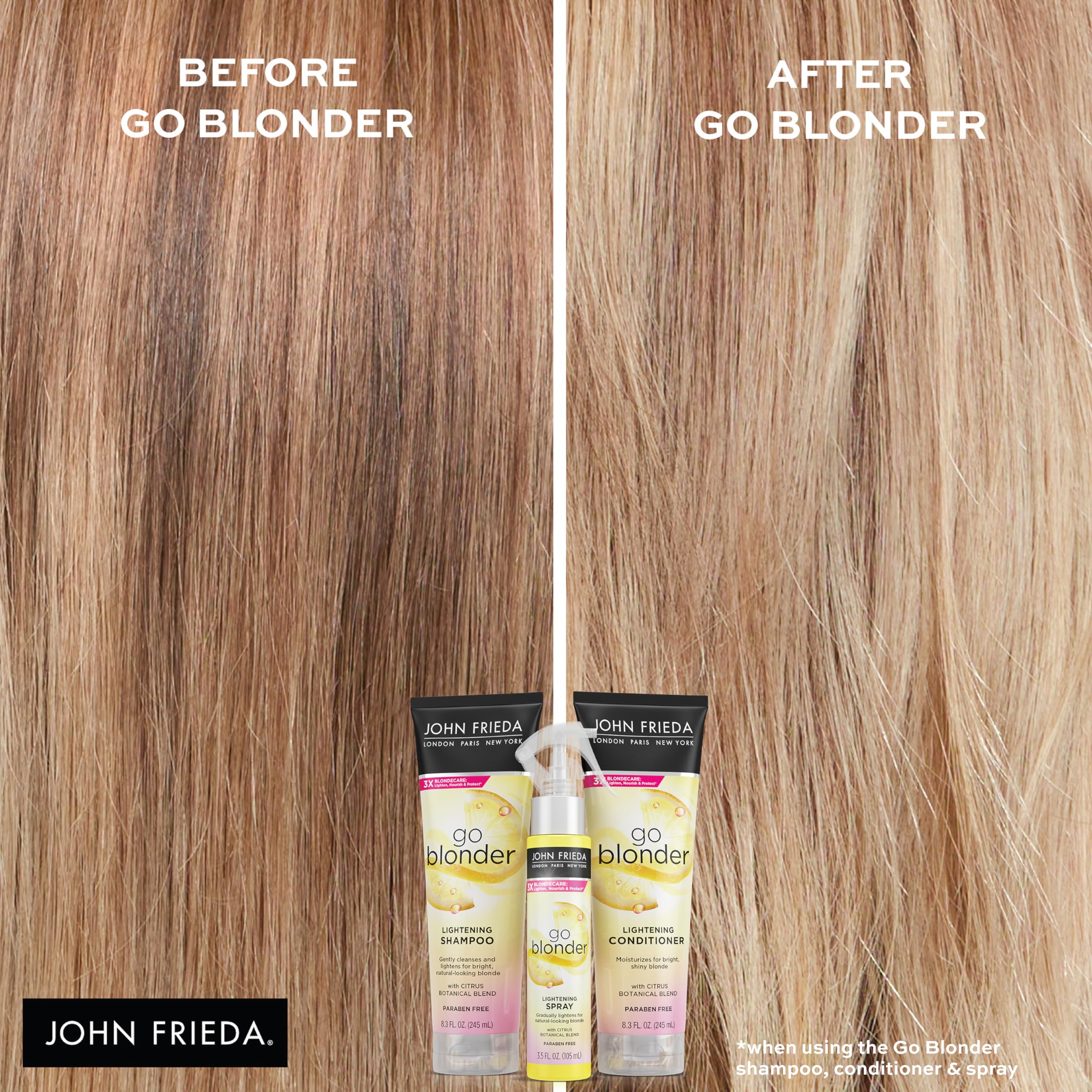 Foto 4 pulgar | Set De Champú Y Acondicionador John Frieda Sheer Blonde - Venta Internacional.