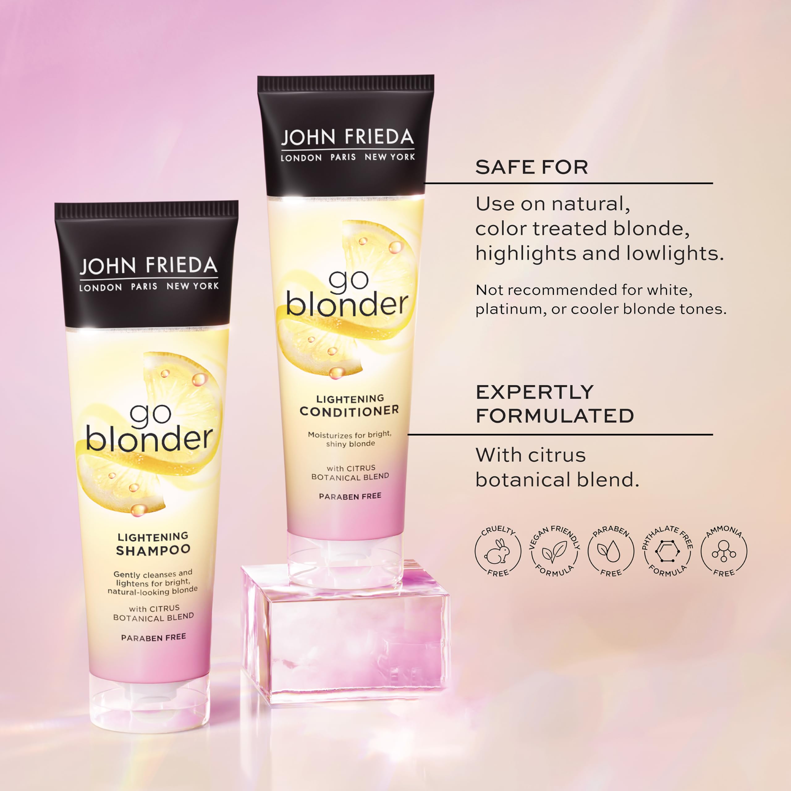 Foto 6 pulgar | Set De Champú Y Acondicionador John Frieda Sheer Blonde - Venta Internacional.