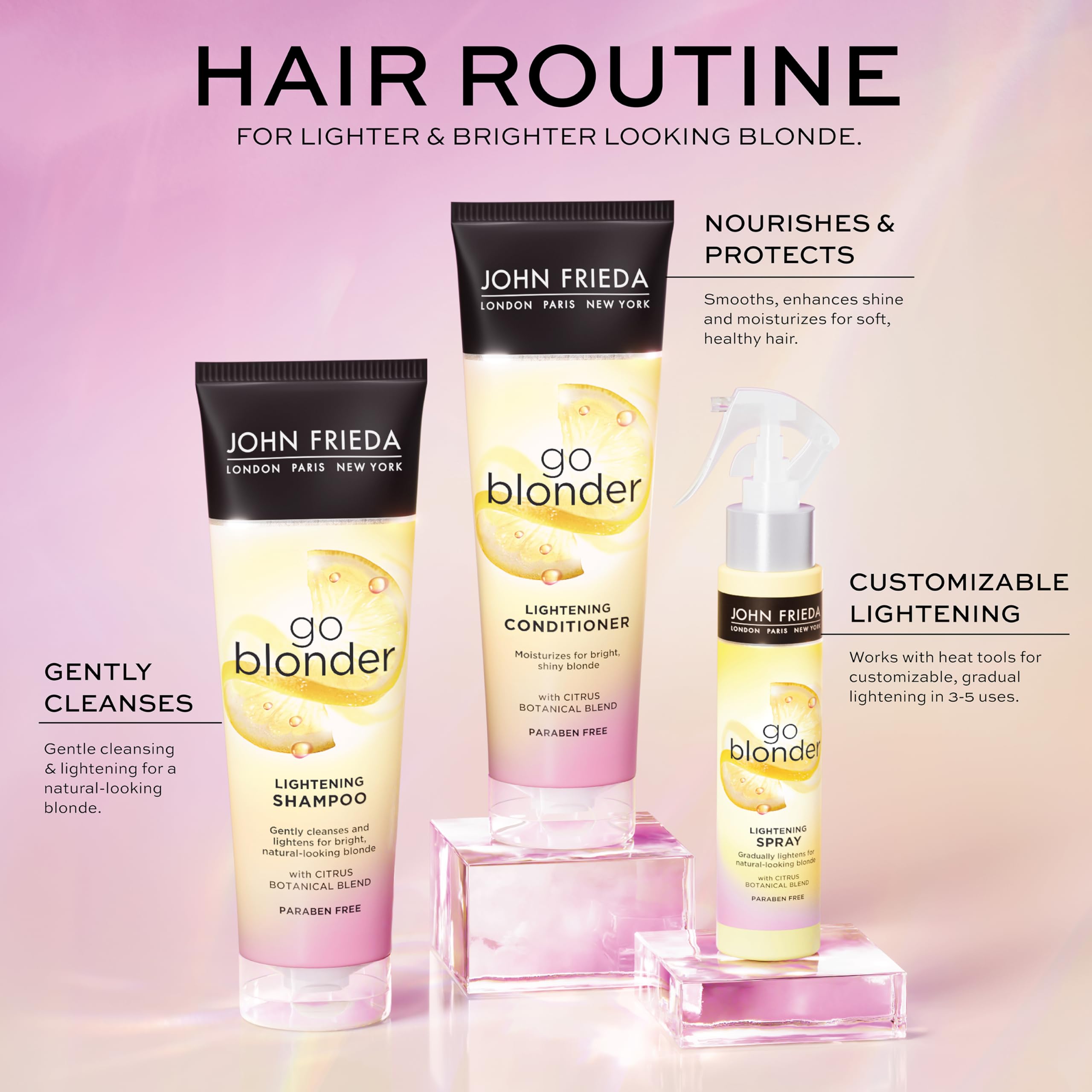 Foto 7 pulgar | Set De Champú Y Acondicionador John Frieda Sheer Blonde - Venta Internacional.