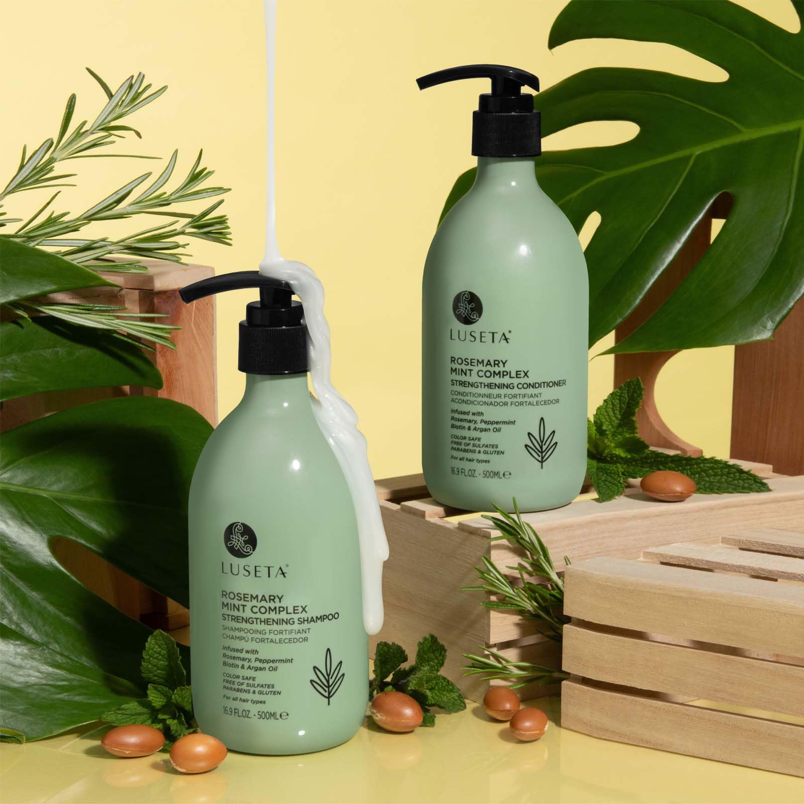 Foto 3 pulgar | Champú Y Acondicionador Luseta Rosemary Mint 500 Ml X2 - Venta Internacional.