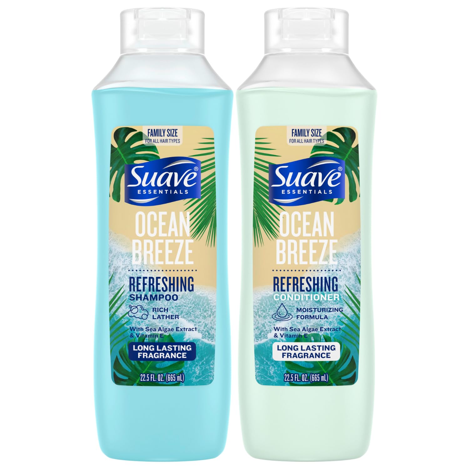 Foto 2 pulgar | Set De Champú Y Acondicionador Suave Ocean Breeze 665 Ml, 2 Piezas - Venta Internacional.