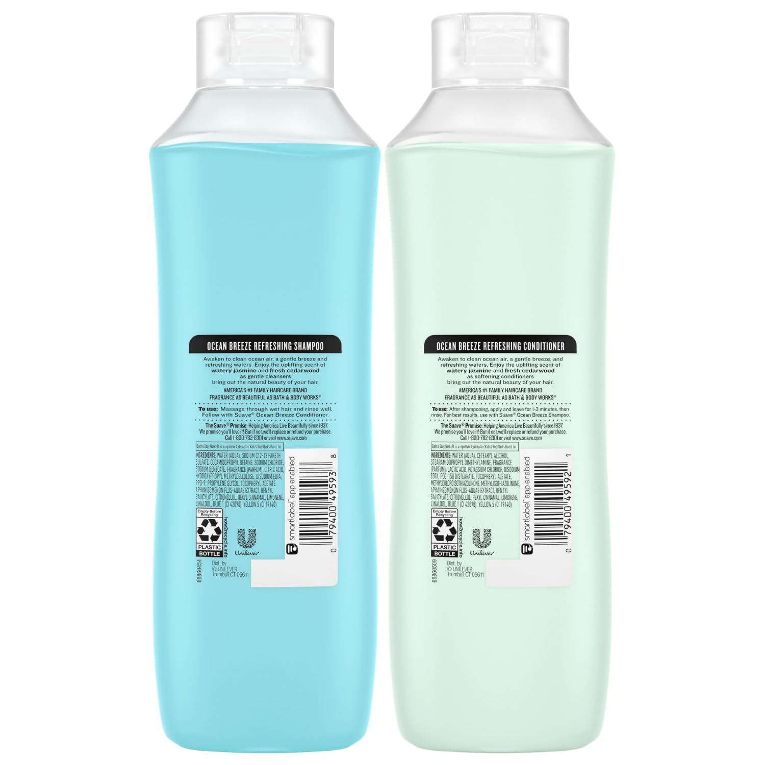 Foto 3 pulgar | Set De Champú Y Acondicionador Suave Ocean Breeze 665 Ml, 2 Piezas - Venta Internacional.