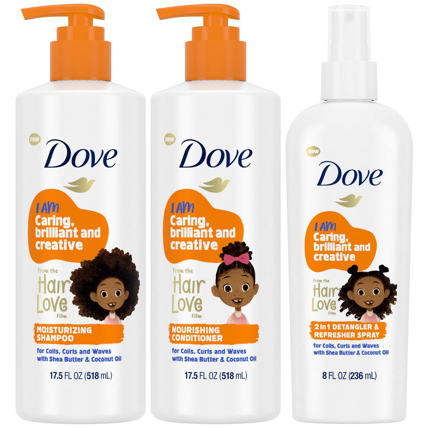 Foto 1 | Set De Champú Y Acondicionador Con Spray Desenredante Dove Kids - Venta Internacional.