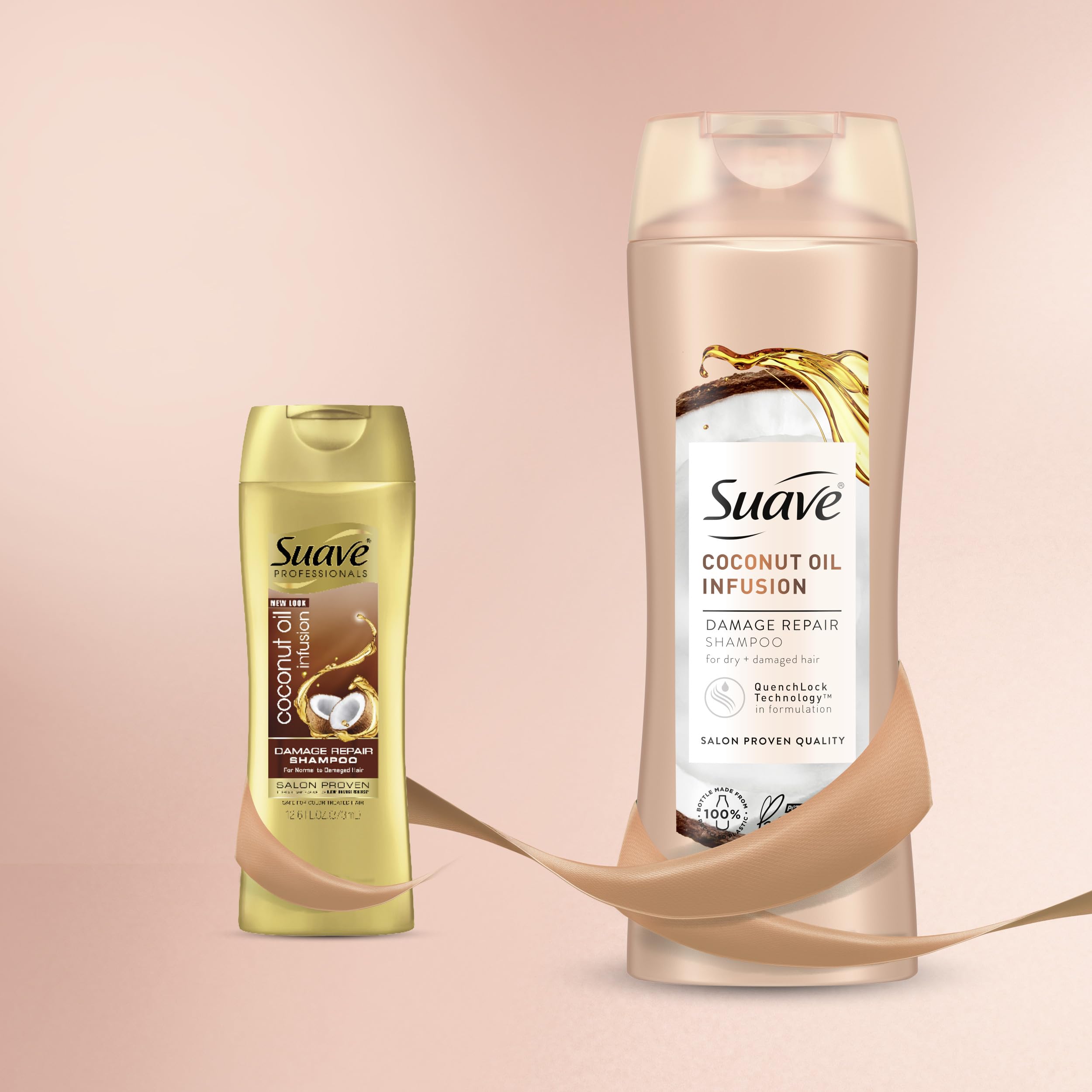 Foto 5 pulgar | Set De Champú Y Acondicionador Suave Coconut Oil Infusion - Venta Internacional.