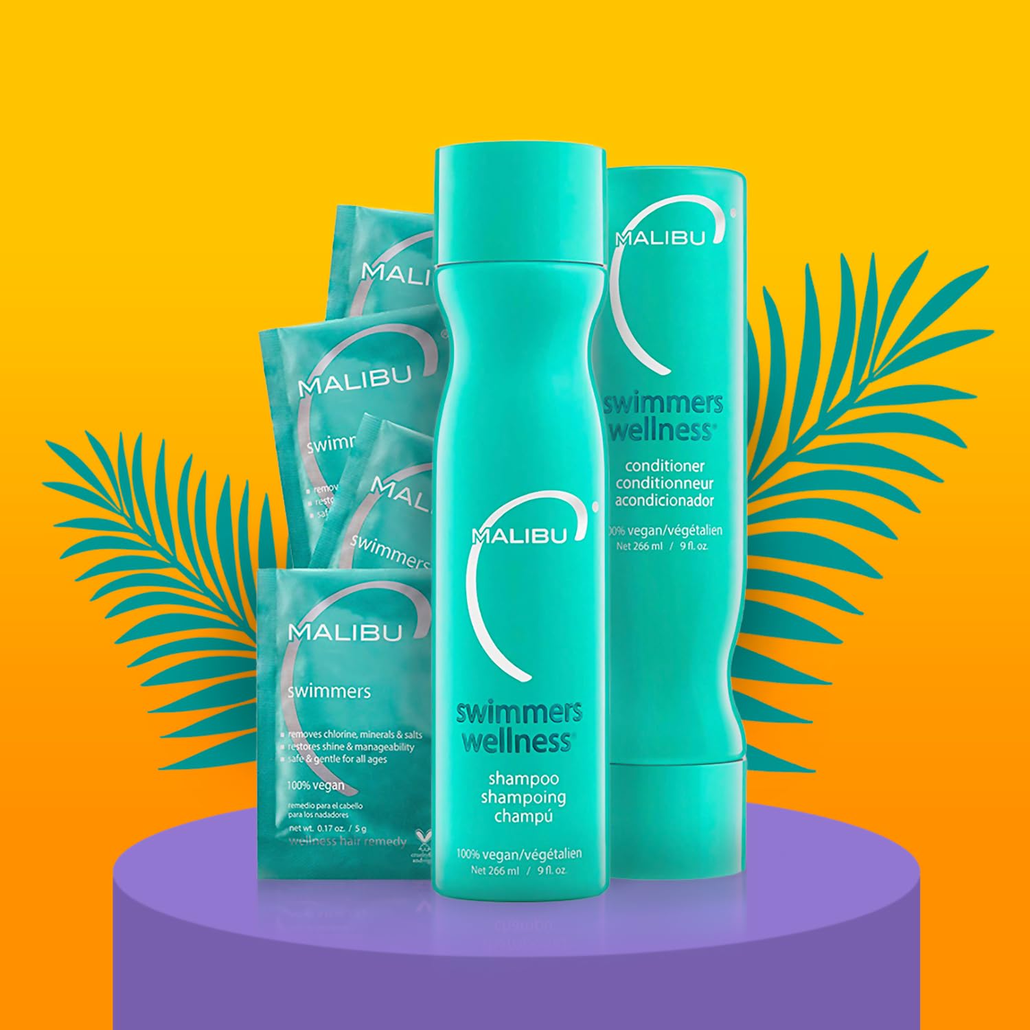 Foto 6 pulgar | Set Para El Cuidado Del Cabello Malibu C Swimmers Wellness Collection - Venta Internacional.