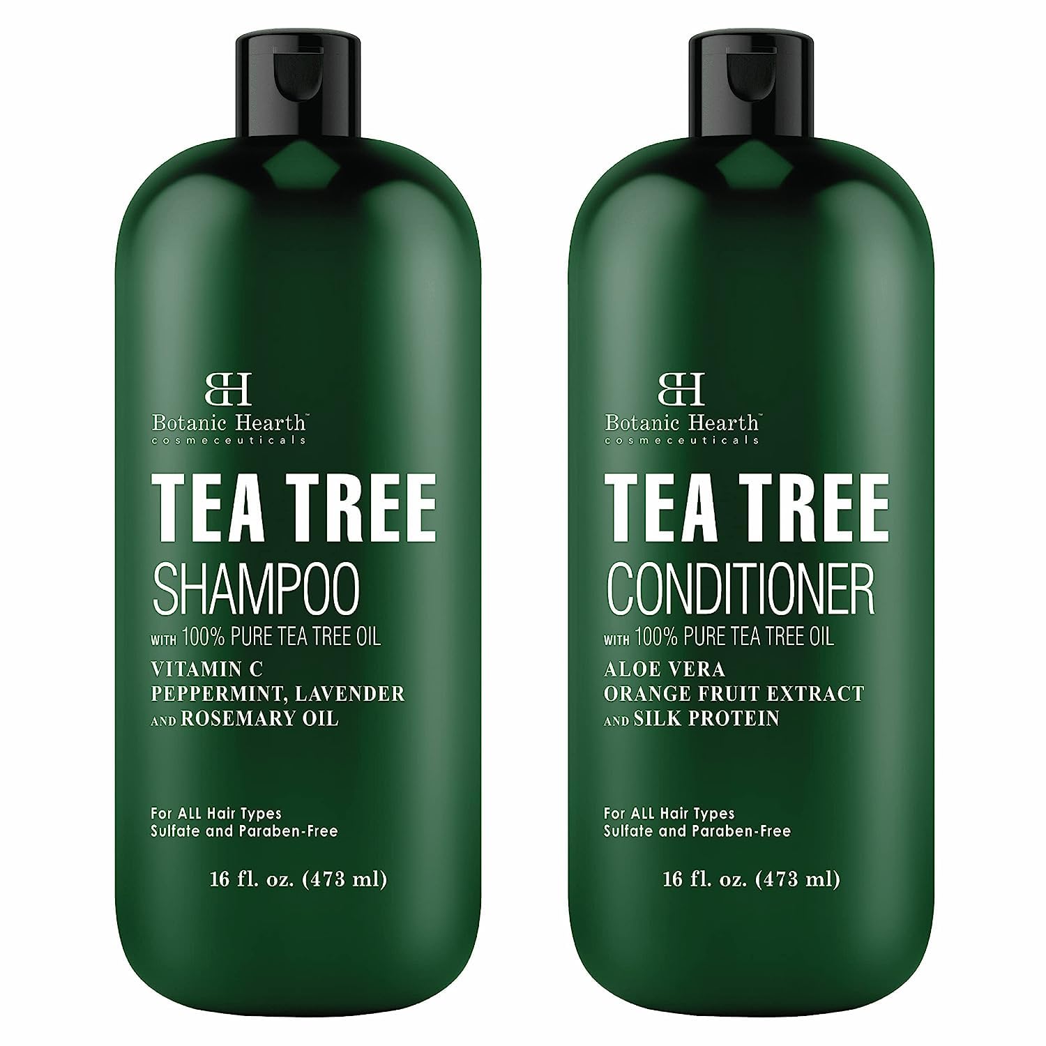 Foto 2 pulgar | Set De Champú Y Acondicionador Botanic Hearth Tea Tree Oil 480 Ml - Venta Internacional.