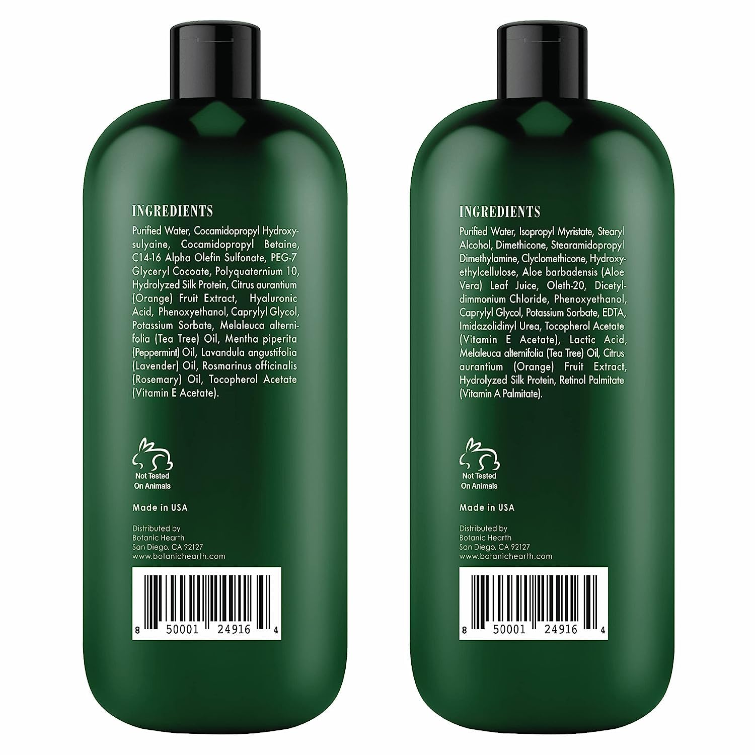 Foto 6 | Set De Champú Y Acondicionador Botanic Hearth Tea Tree Oil 480 Ml - Venta Internacional.