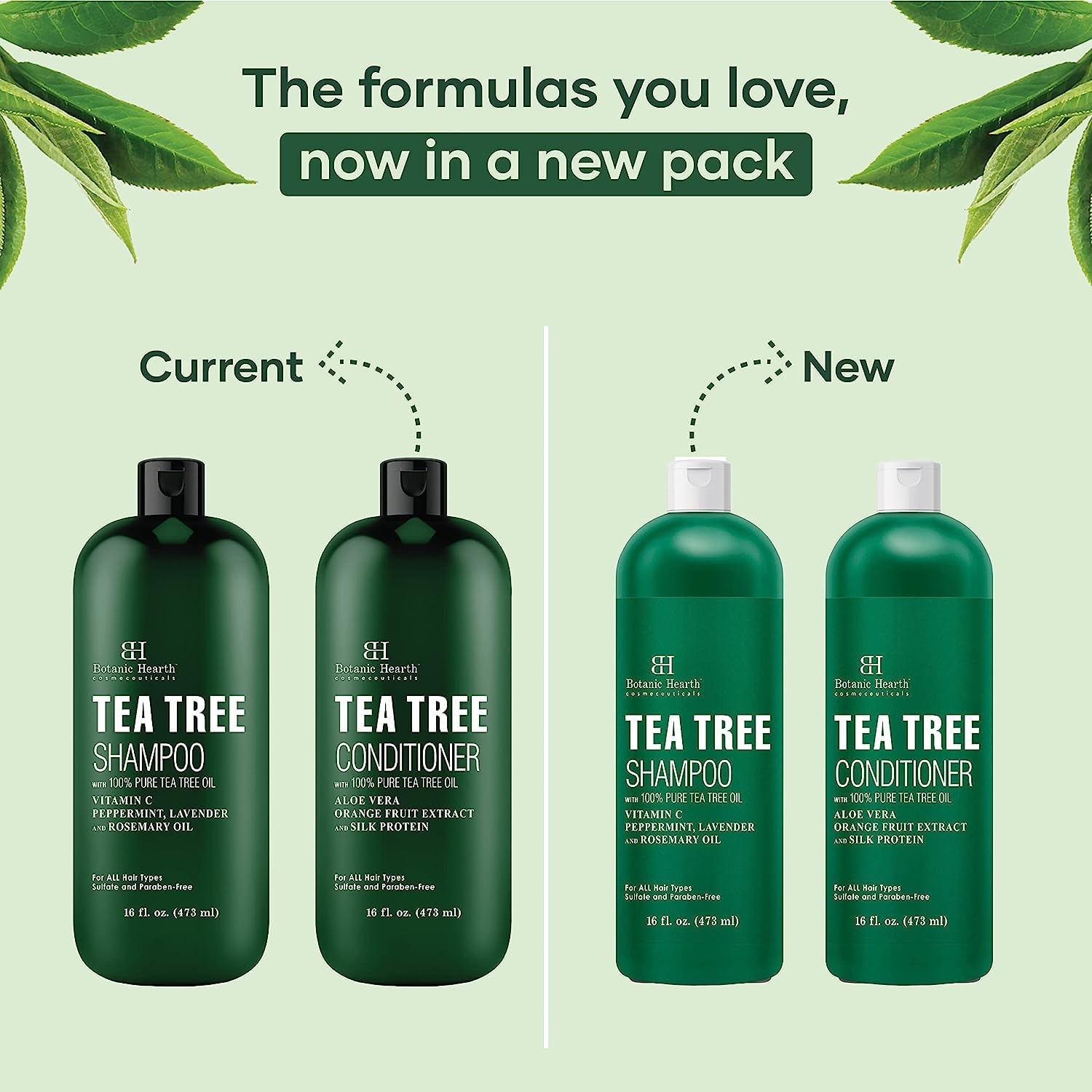Foto 8 pulgar | Set De Champú Y Acondicionador Botanic Hearth Tea Tree Oil 480 Ml - Venta Internacional.