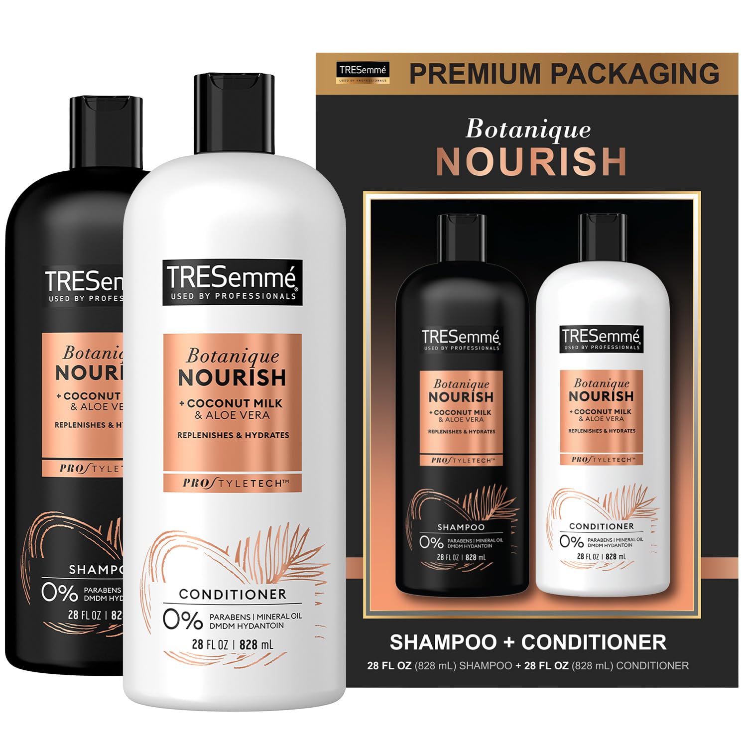 Foto 2 | Set De Champú Y Acondicionador Tresemmé Botanique Coconut - Venta Internacional.