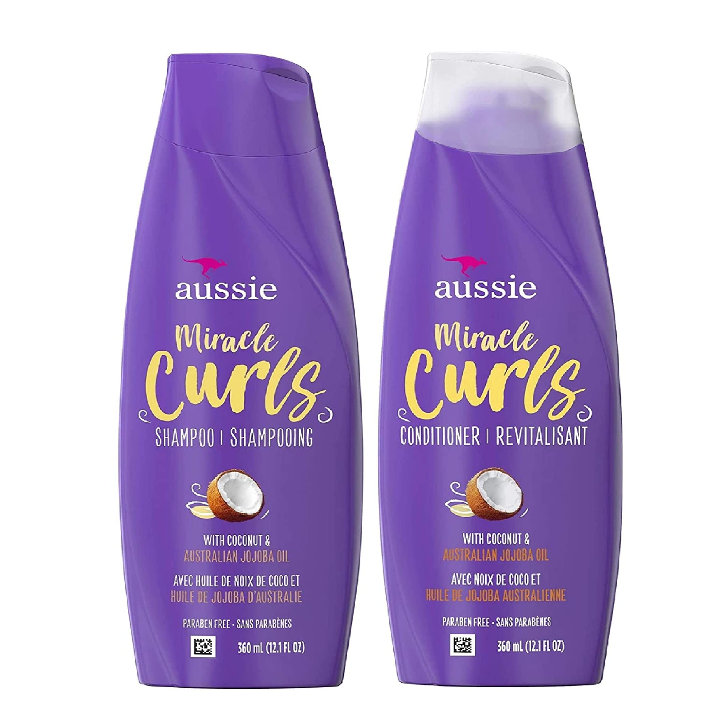 Foto 2 pulgar | Set De Champú Y Acondicionador Aussie Miracle Curls De 360 Ml Cada Uno - Venta Internacional.