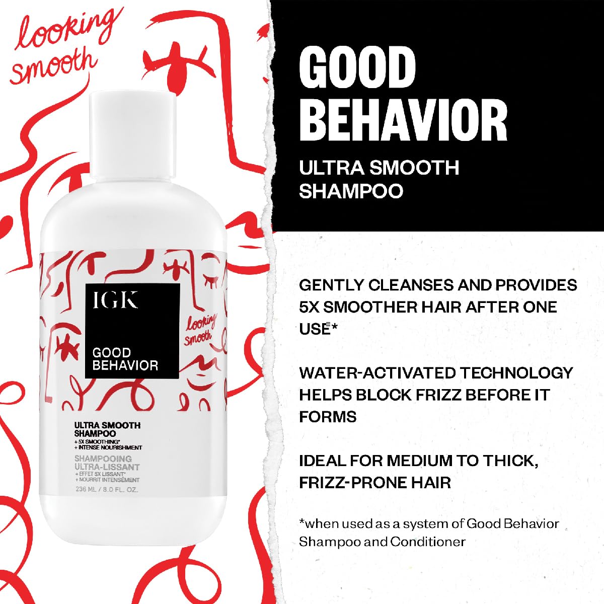 Foto 6 pulgar | Kit De Champú Y Acondicionador Igk Good Behavior 473 Ml - Venta Internacional.