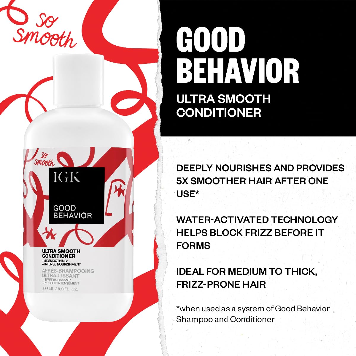 Foto 7 pulgar | Kit De Champú Y Acondicionador Igk Good Behavior 473 Ml - Venta Internacional.