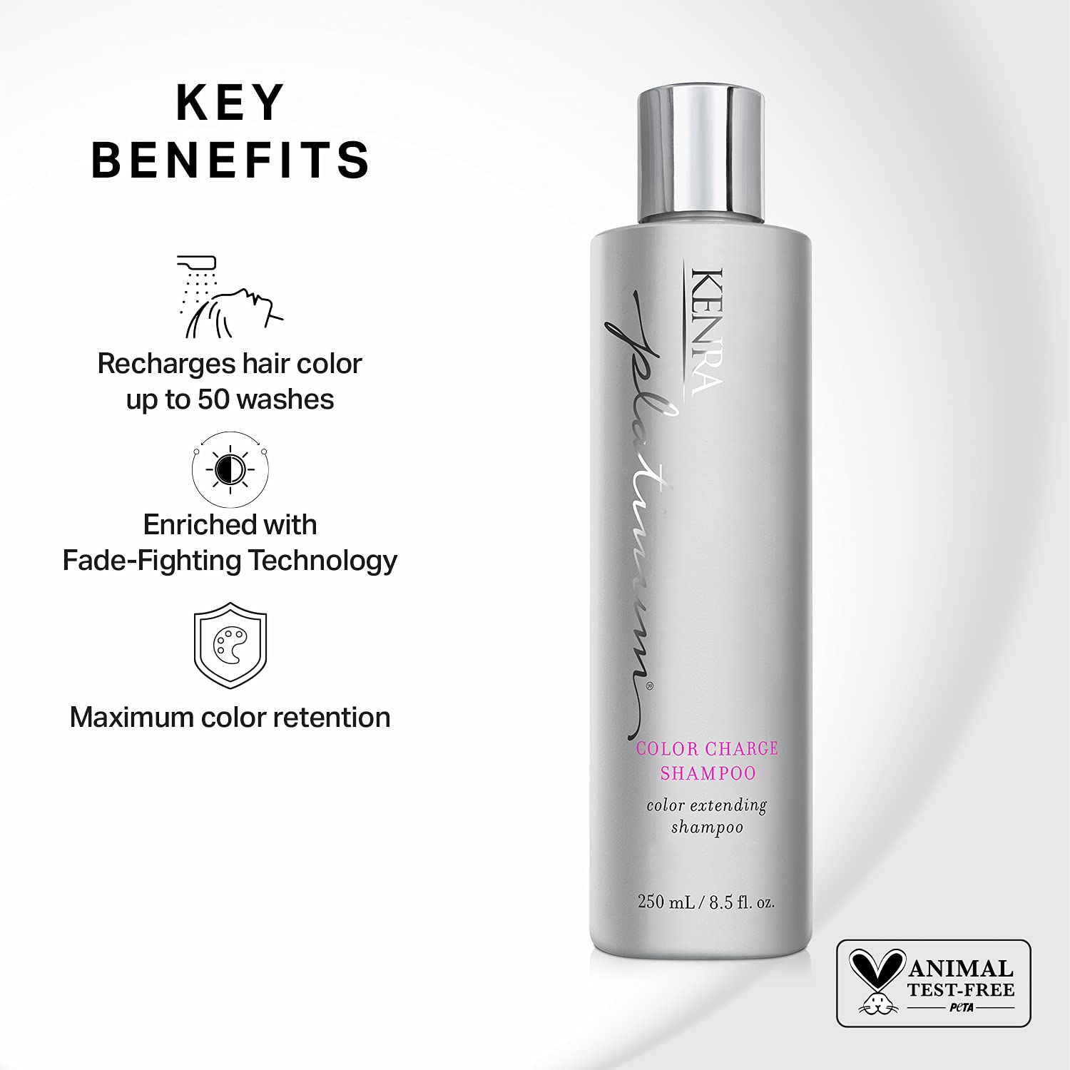 Foto 3 pulgar | Champú Kenra Platinum Color Charge Colour Extender 250 Ml - Venta Internacional.