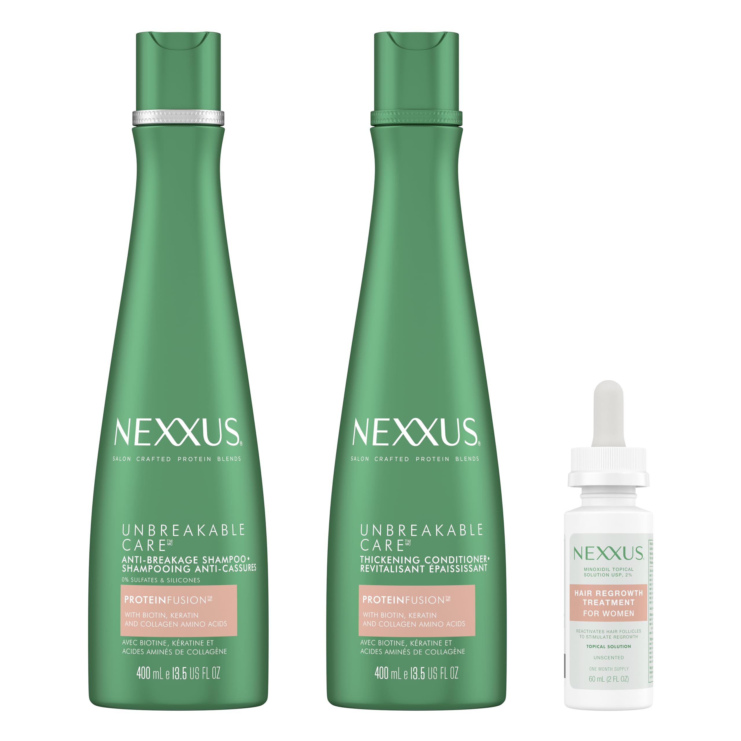 Foto 2 pulgar | Set Para El Cuidado Del Cabello Nexxus Unbreakable Care Shampoo & Acondicionador - Venta Internacional.