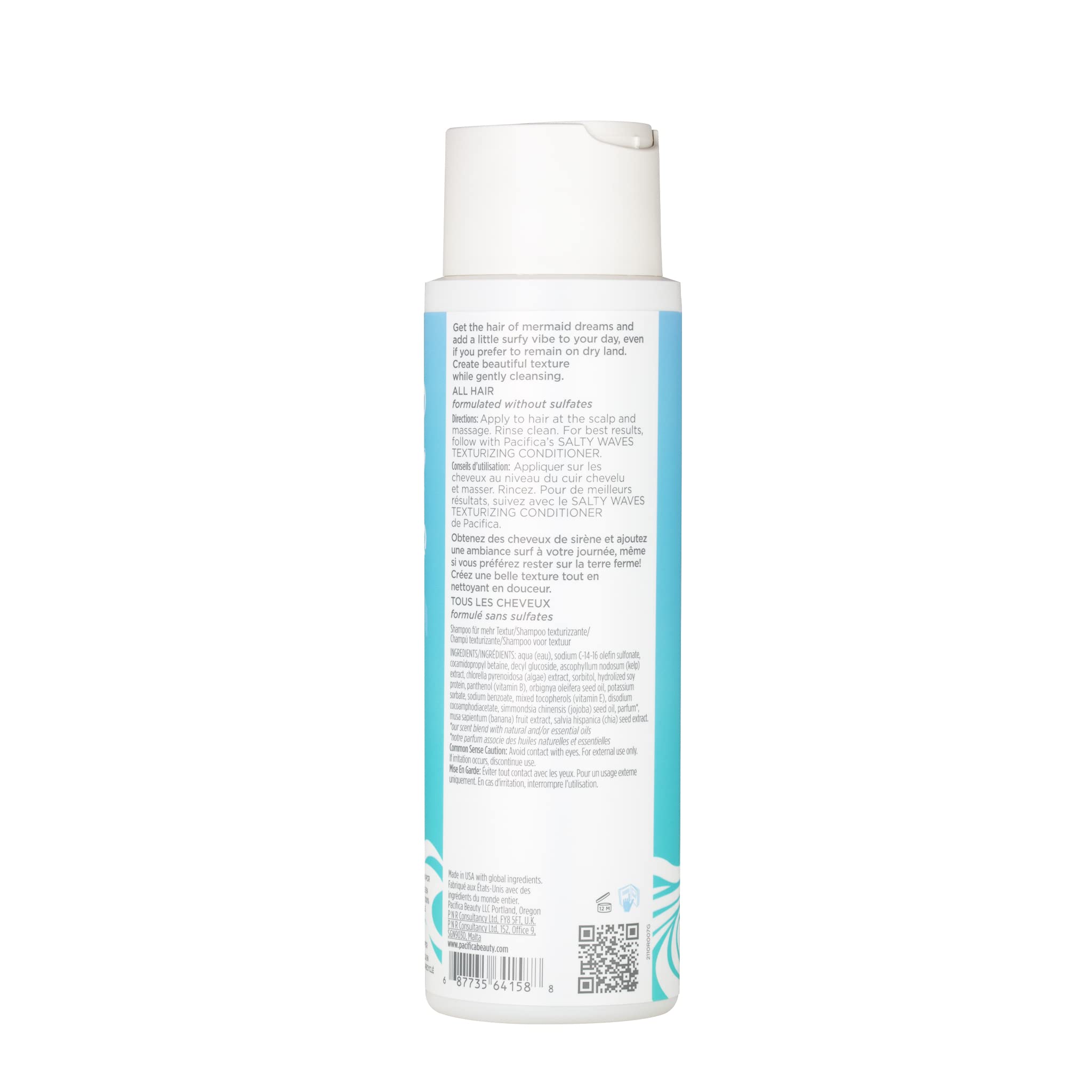 Foto 5 pulgar | Champú Pacifica Beauty Salty Waves, Texturizante E Hidratante - Venta Internacional.